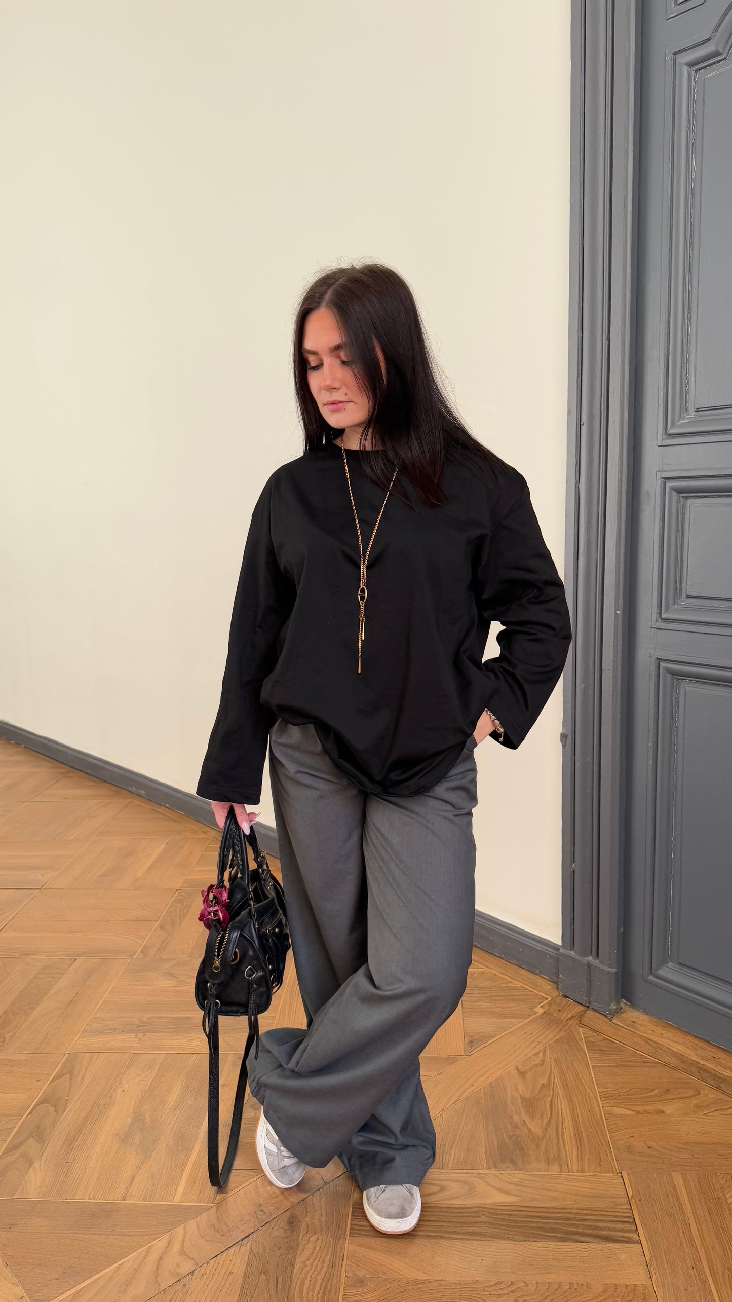 Pantalon tailleur gris LEV