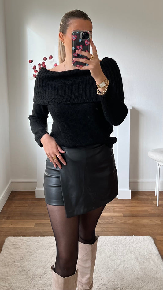 Jupe short STELLA Noire