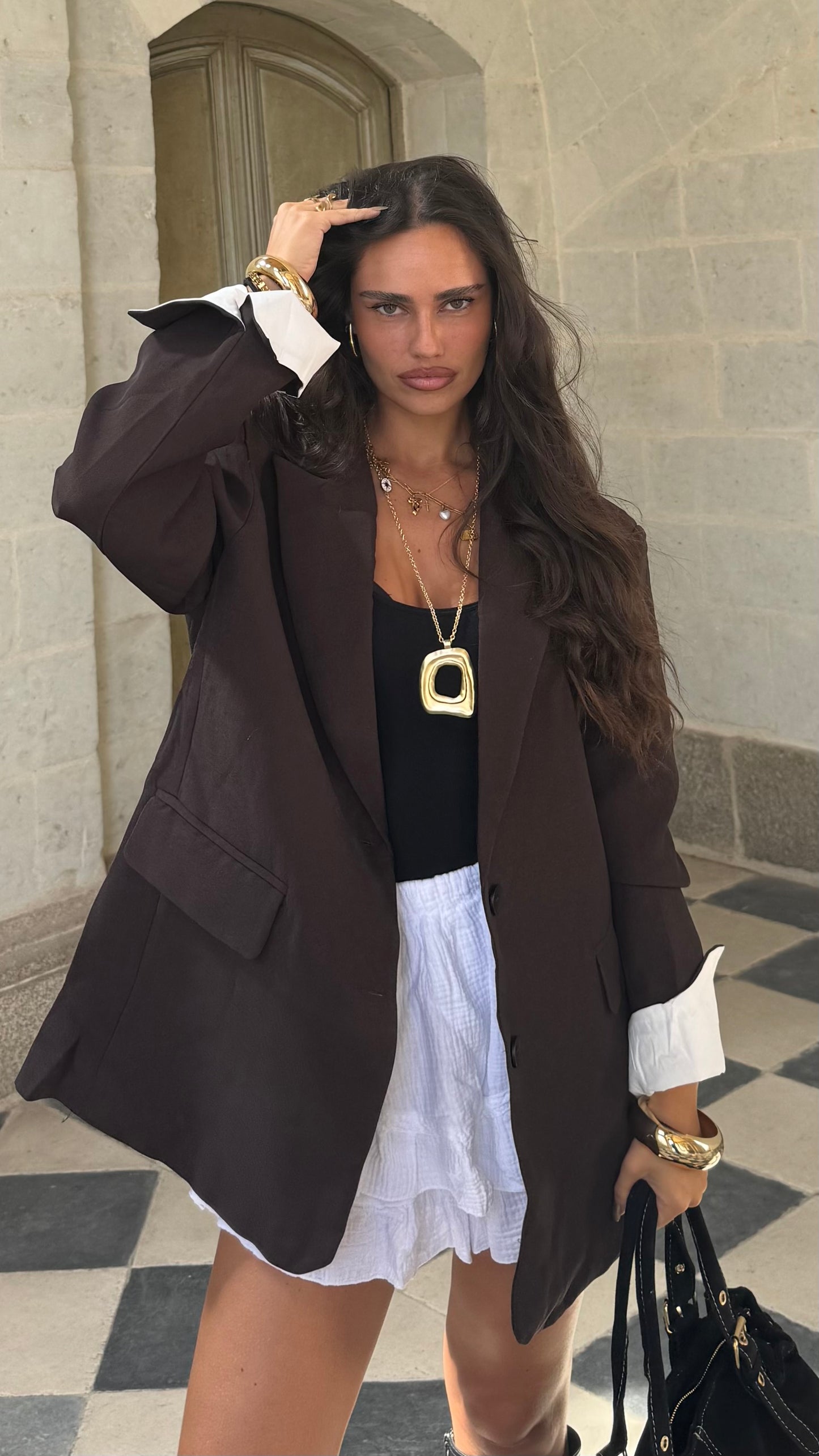 Blazer SELENA Marron