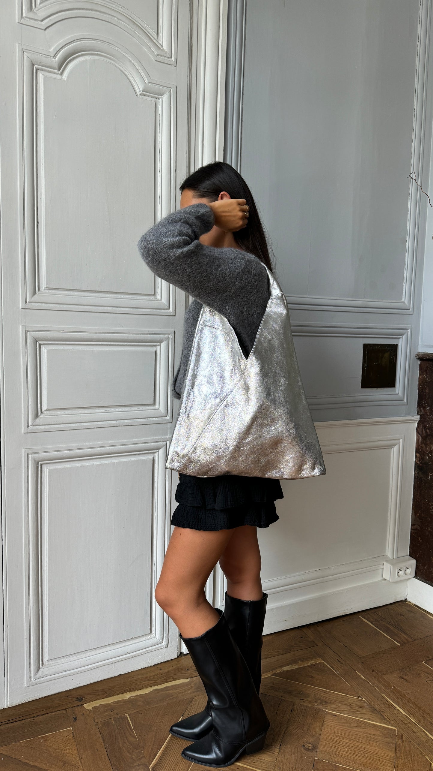 Cabas CALY Argenté 🇮🇹