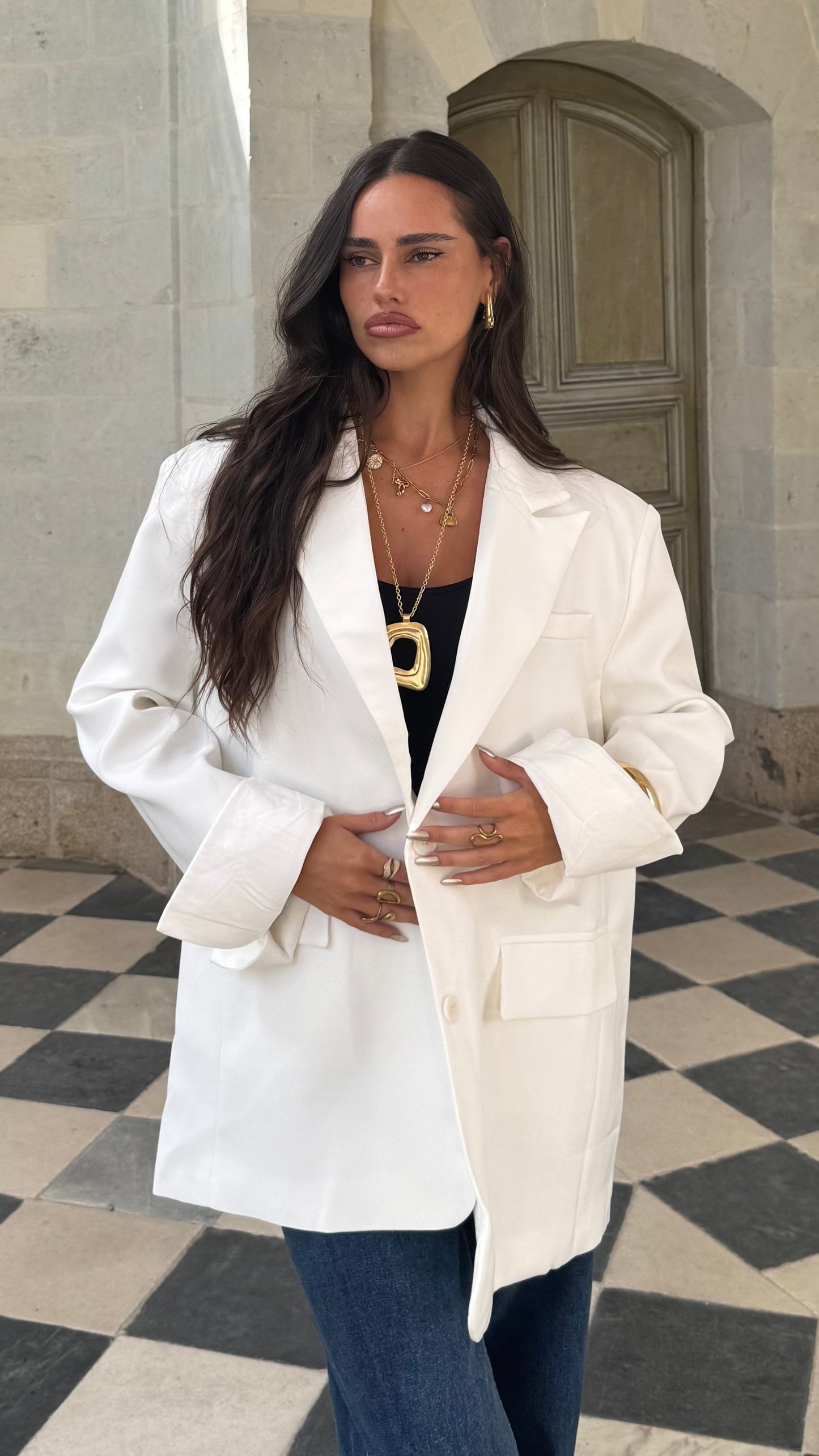 Blazer SELENA Blanc