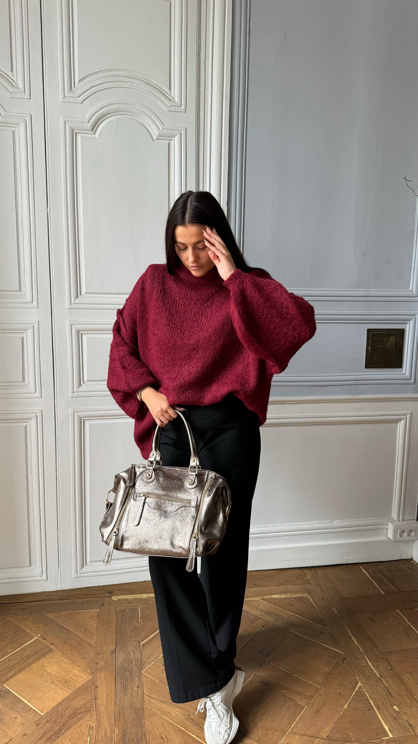 Pull MALMÖ Bordeaux 🇮🇹