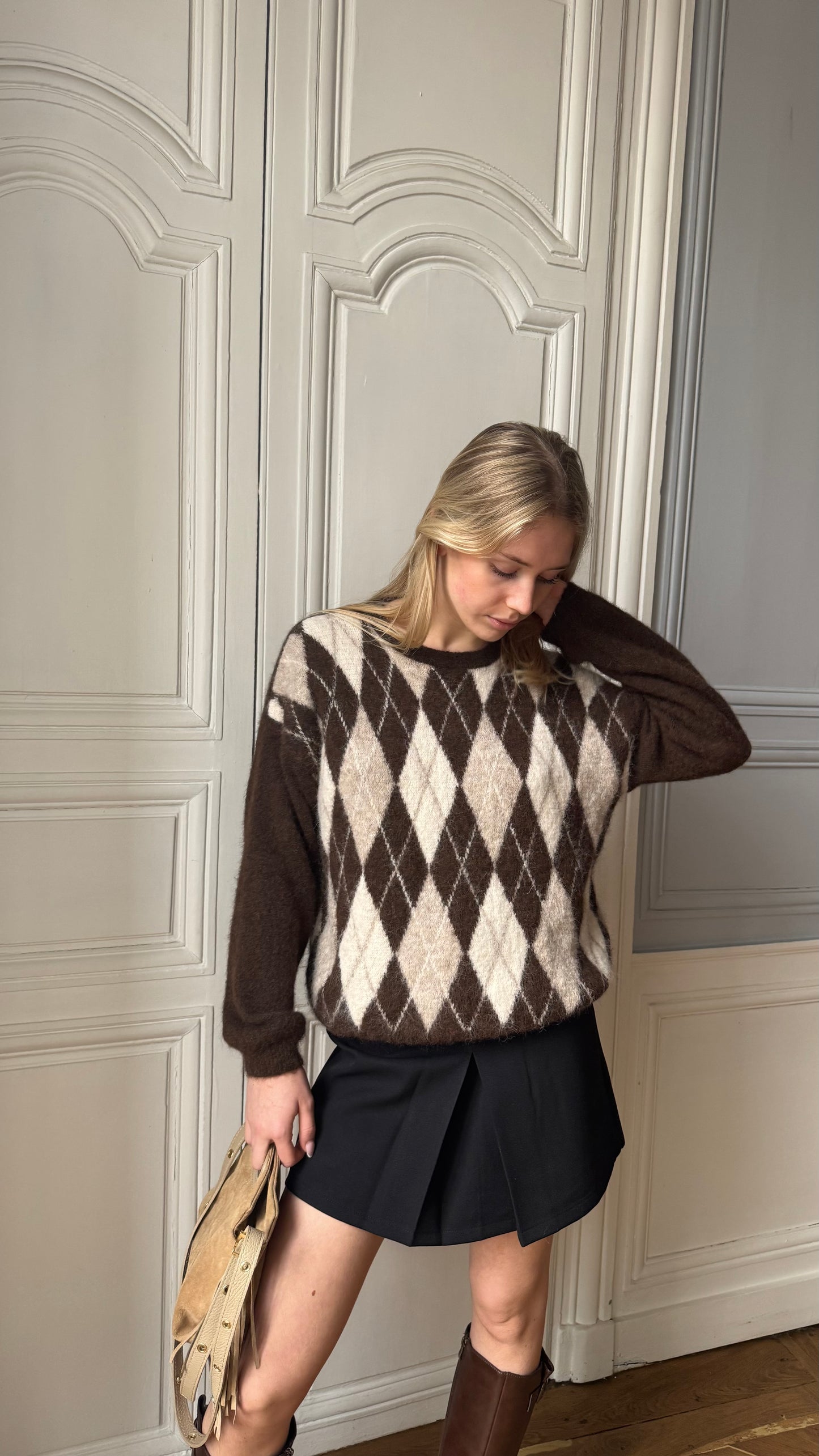 Jupe short HONEY noire