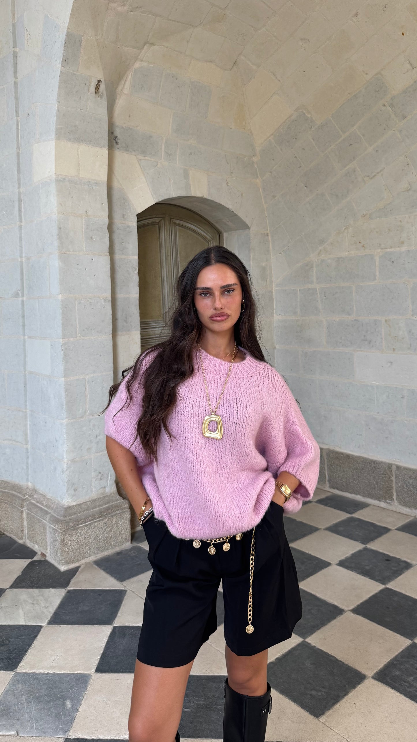 Pull SIREN Rose 🇮🇹