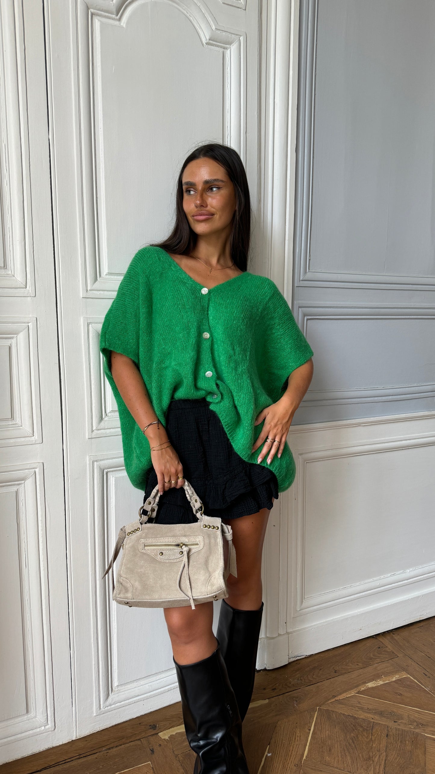 Cardigan SOHA Vert 🇮🇹