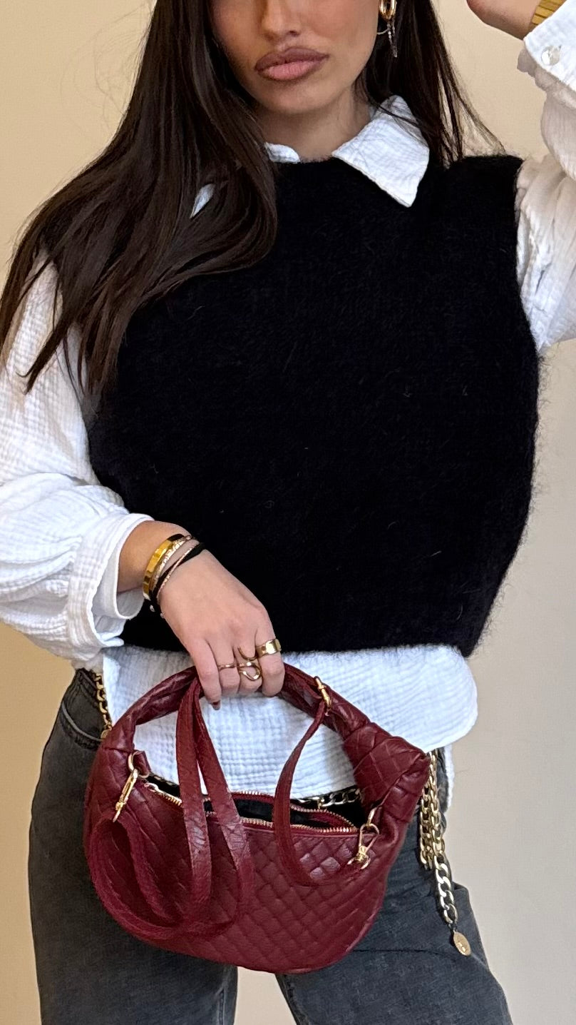 Pull ANGORA Noir🇮🇹