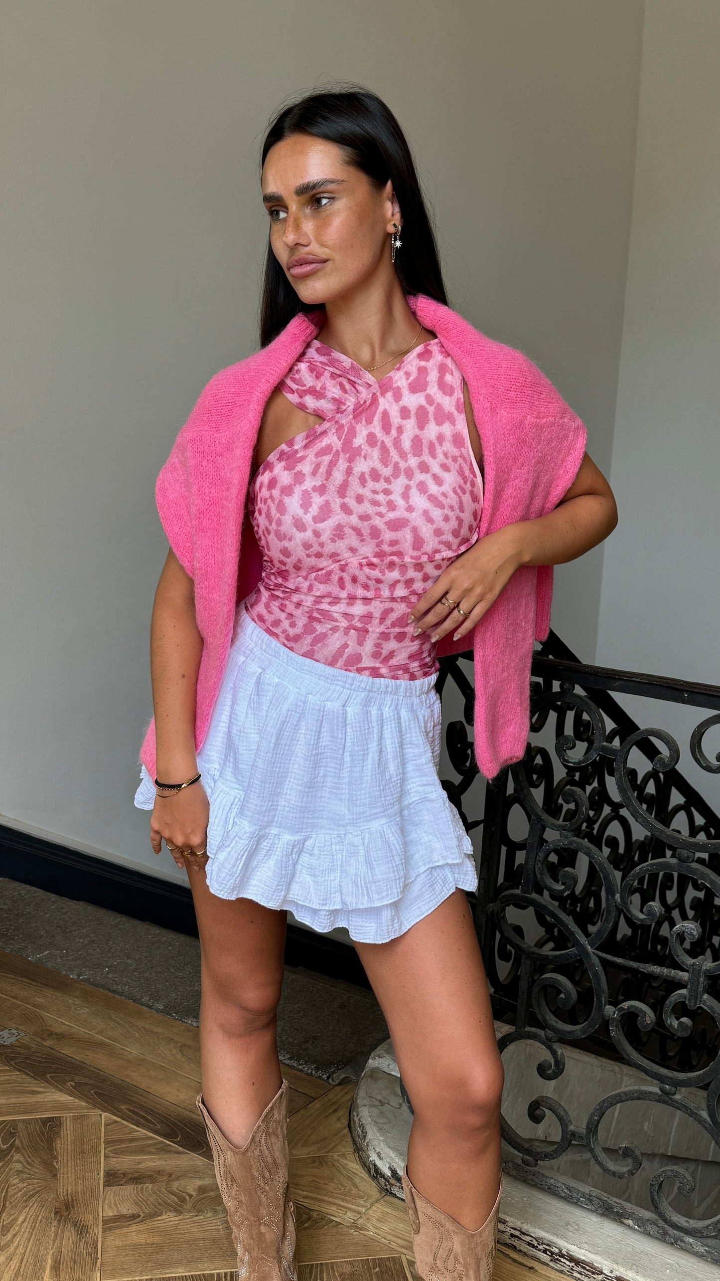 Cardigan SOHO Rose clair 🇮🇹