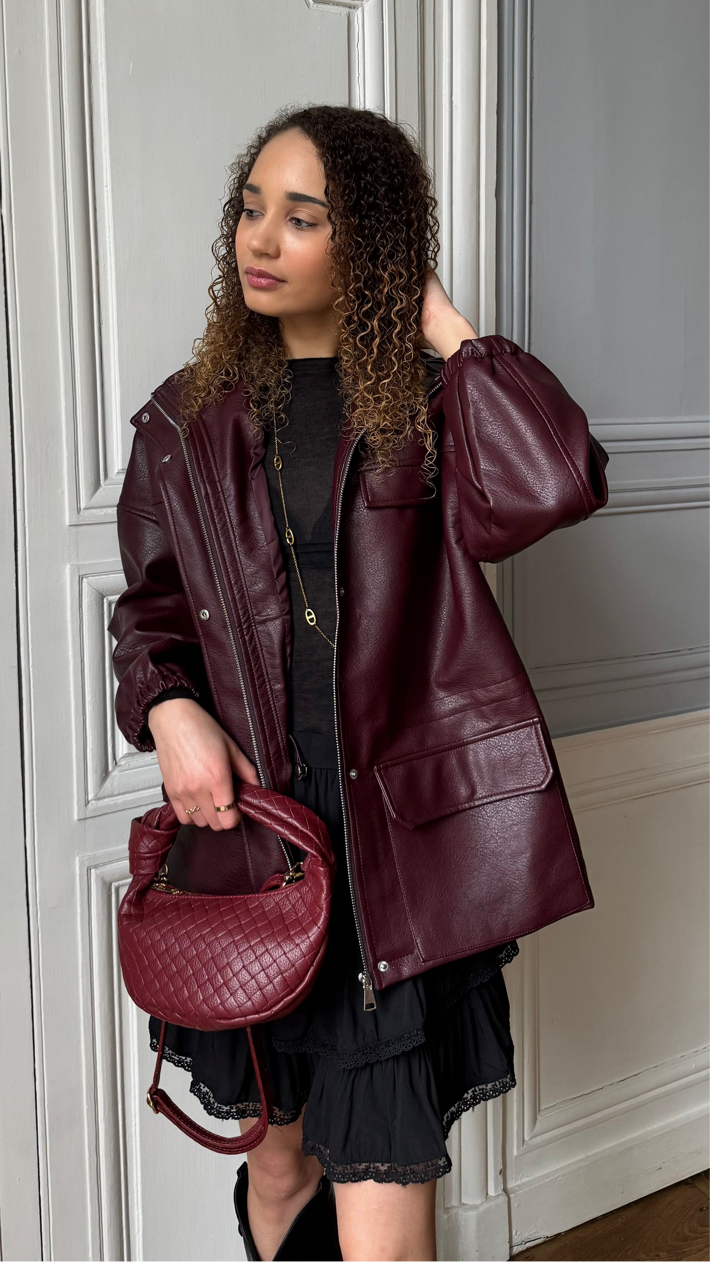 Veste ISA bordeaux🇮🇹