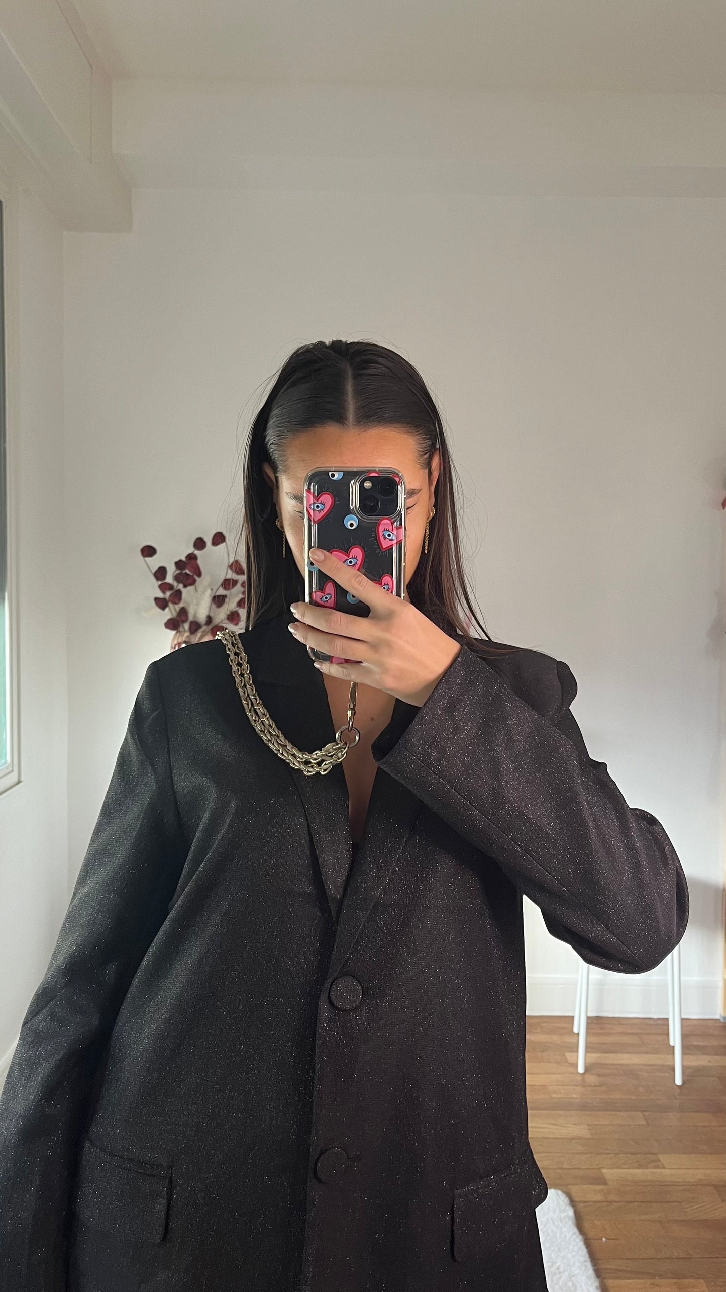 Blazer paillettes RIRI Noir