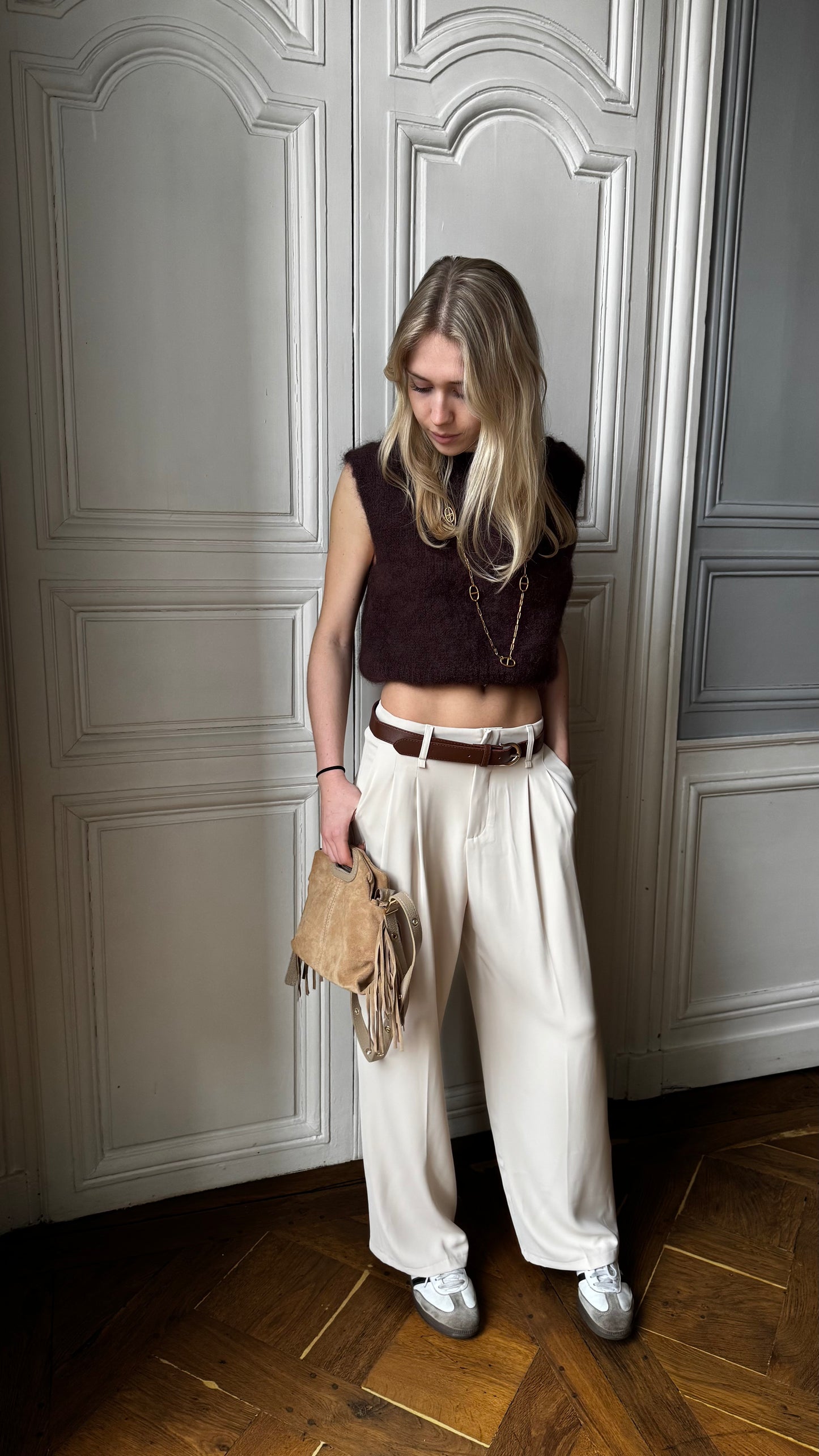 Pull ANGORA Marron🇮🇹