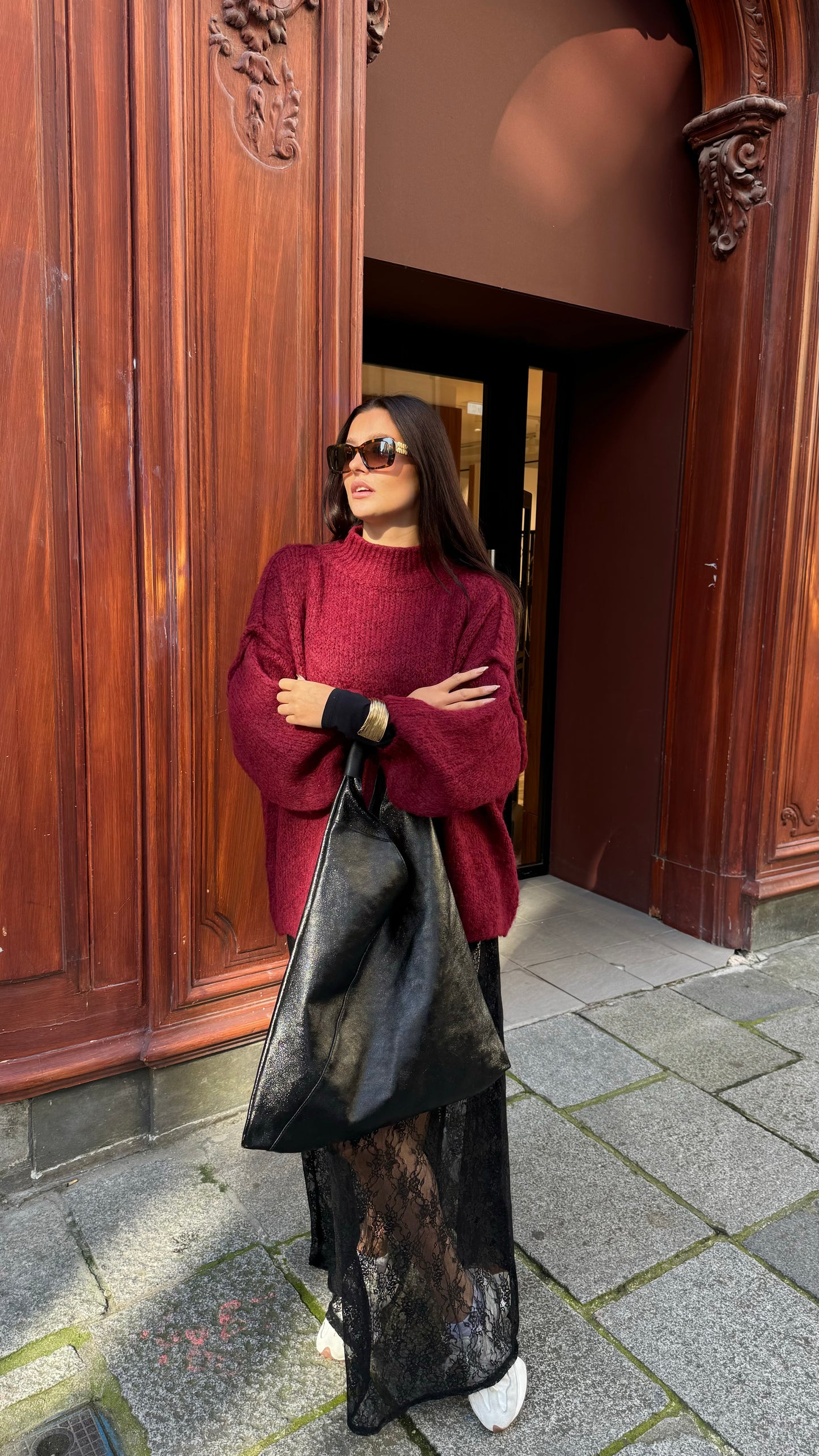 Pull MALMÖ Bordeaux 🇮🇹