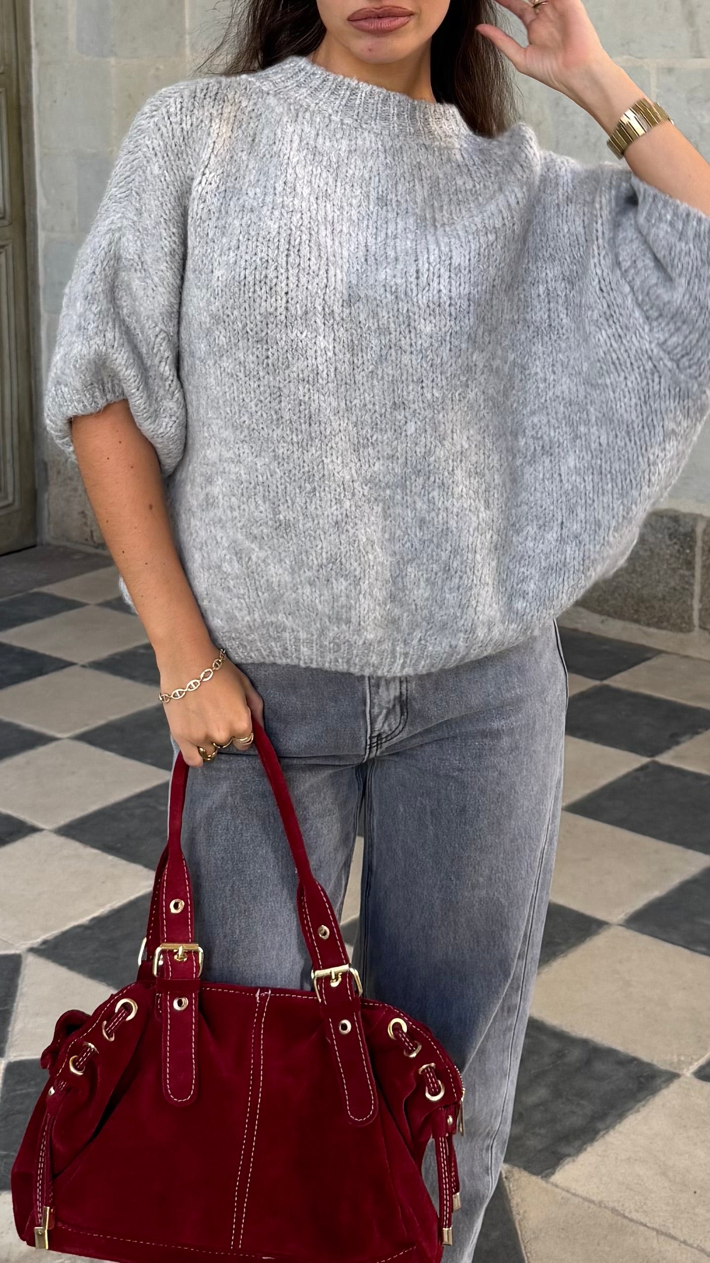 Pull SIREN Gris 🇮🇹