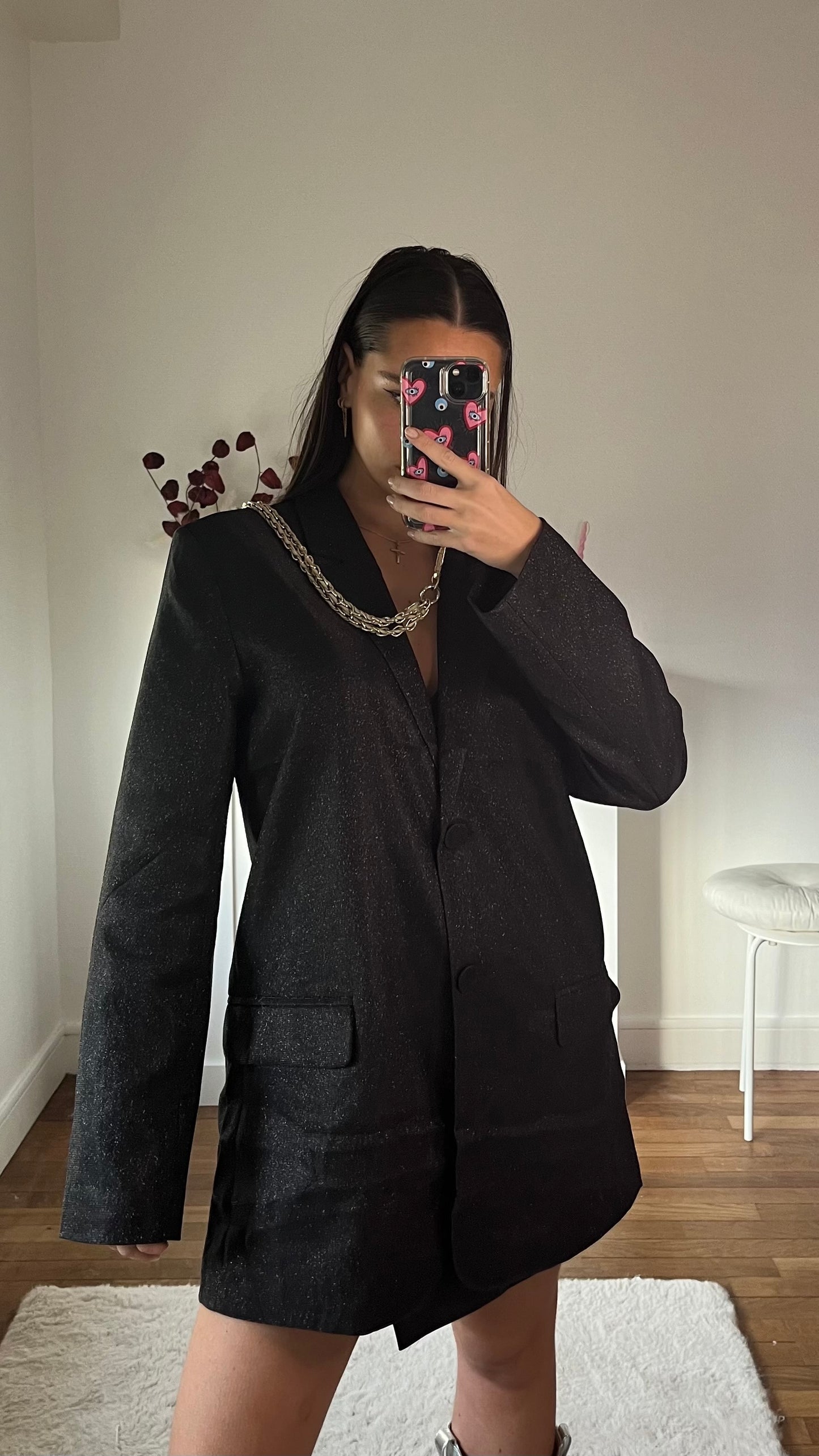 Blazer paillettes RIRI Noir