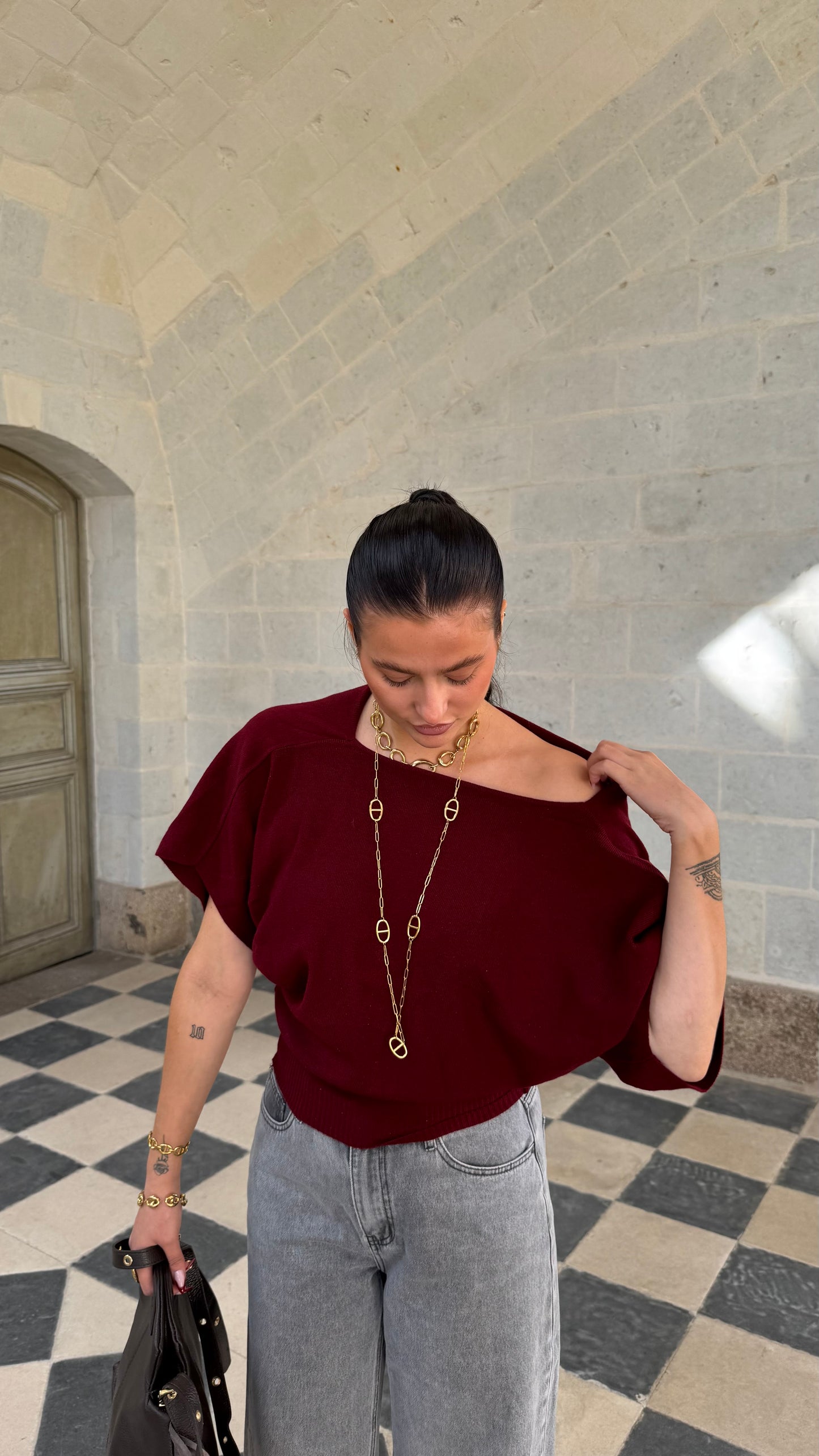 Pull VENUS Bordeaux