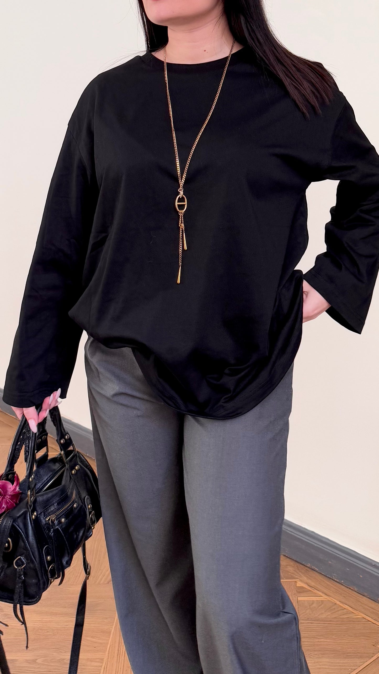 T-shirt noir MEL