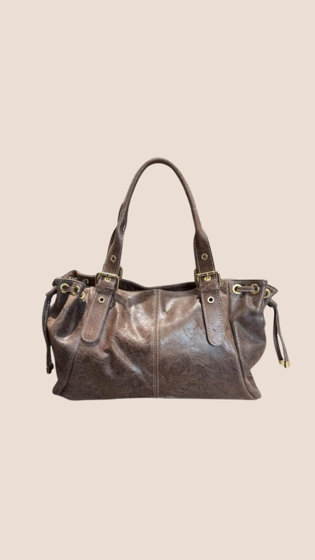 Sac GIGI XL Mat Taupe 🇮🇹