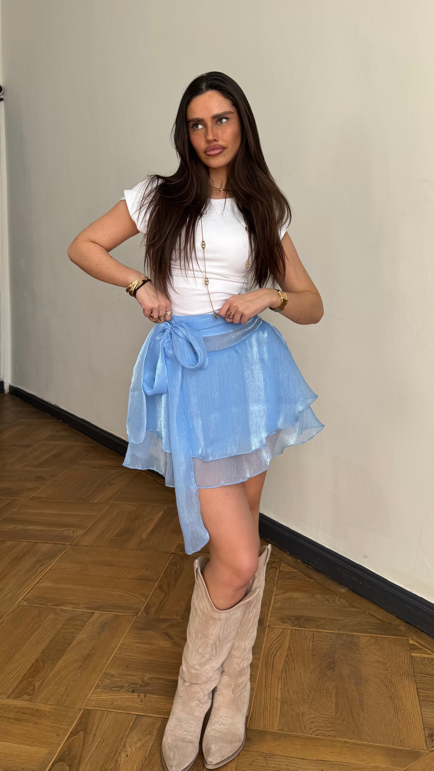 Jupe AZÉLIE bleu 🇮🇹