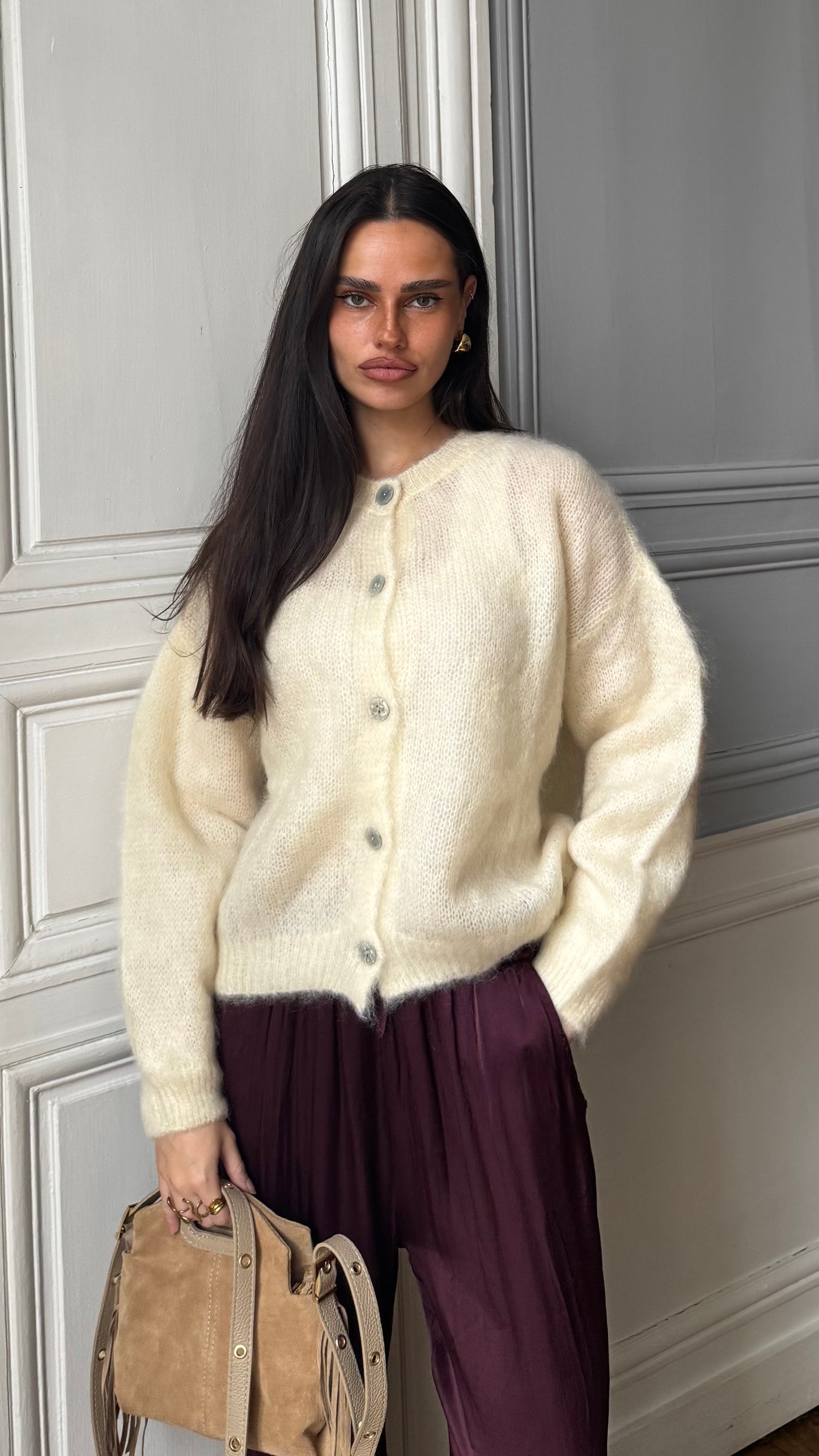 Pantalon CODY bordeaux🇮🇹