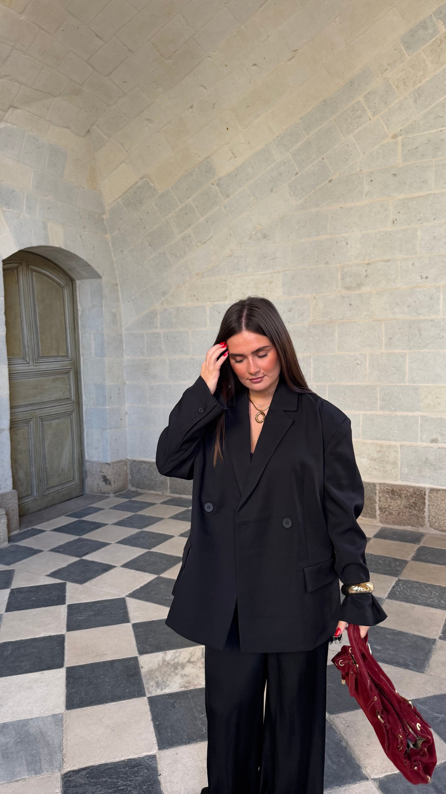 Blazer OCRE Noir