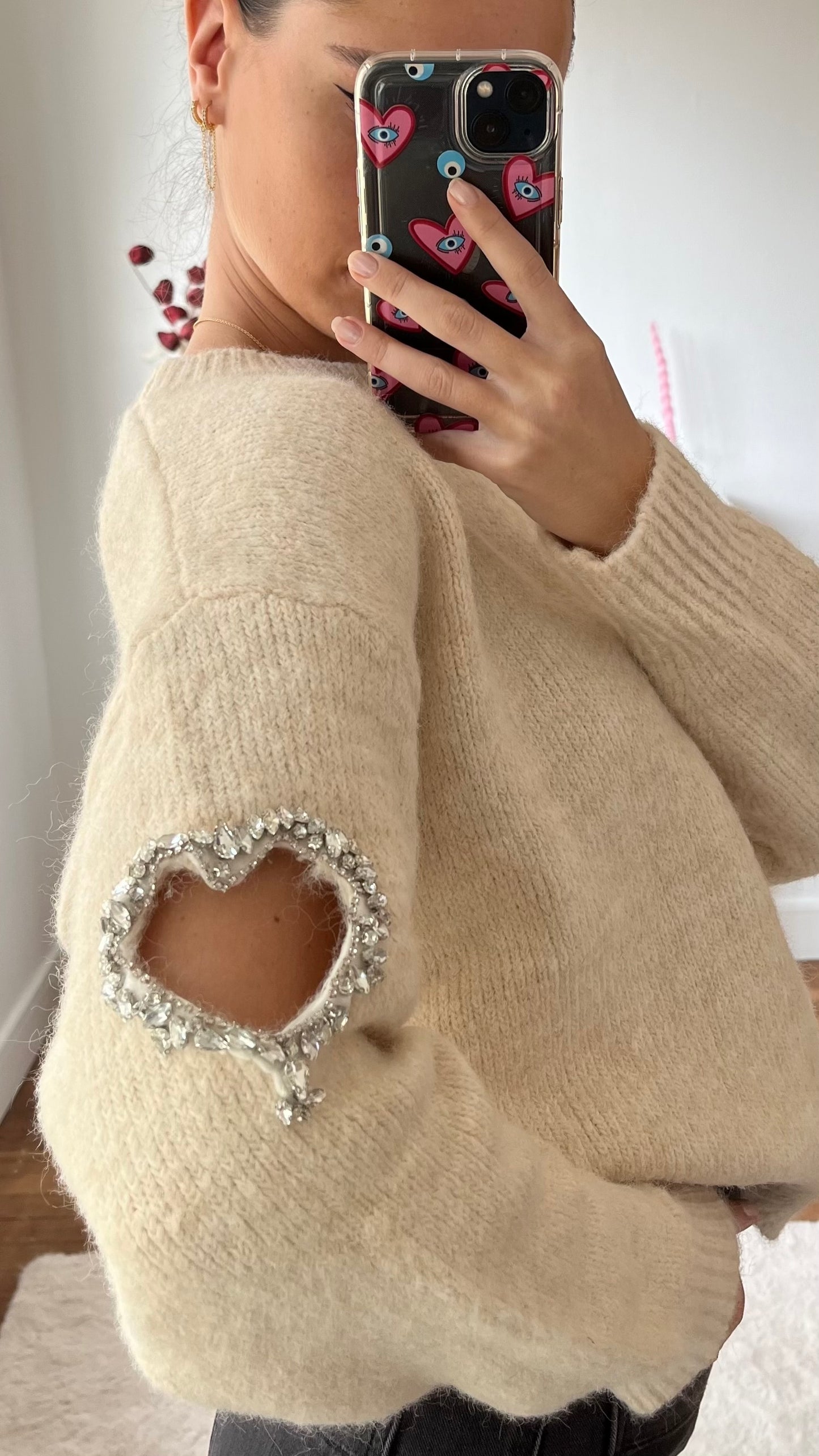 Pull AMOUR Beige