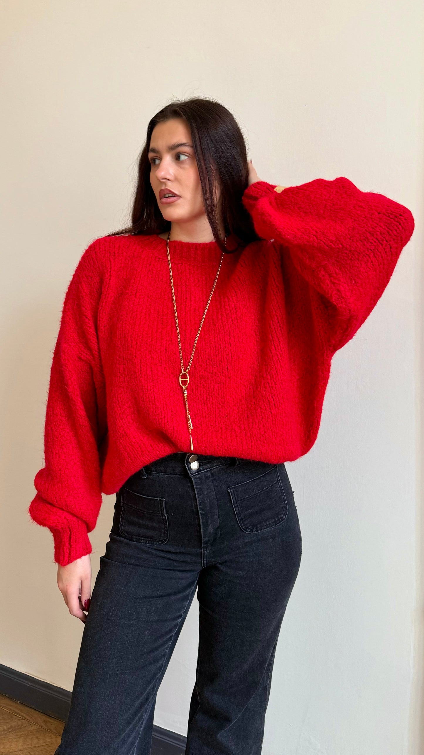 Pull MACHA Rouge 🇮🇹