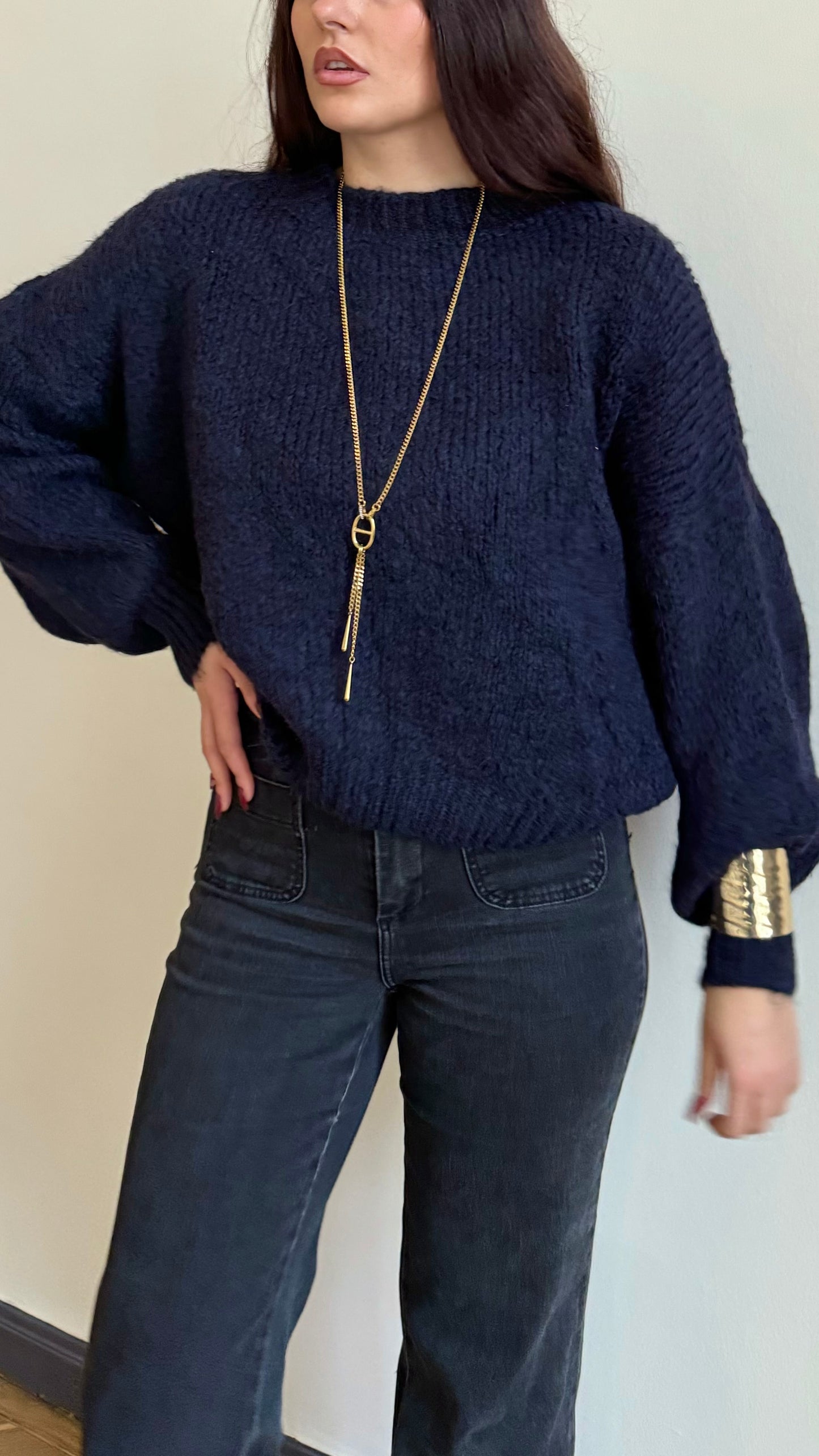 Pull MACHA Bleu marine 🇮🇹