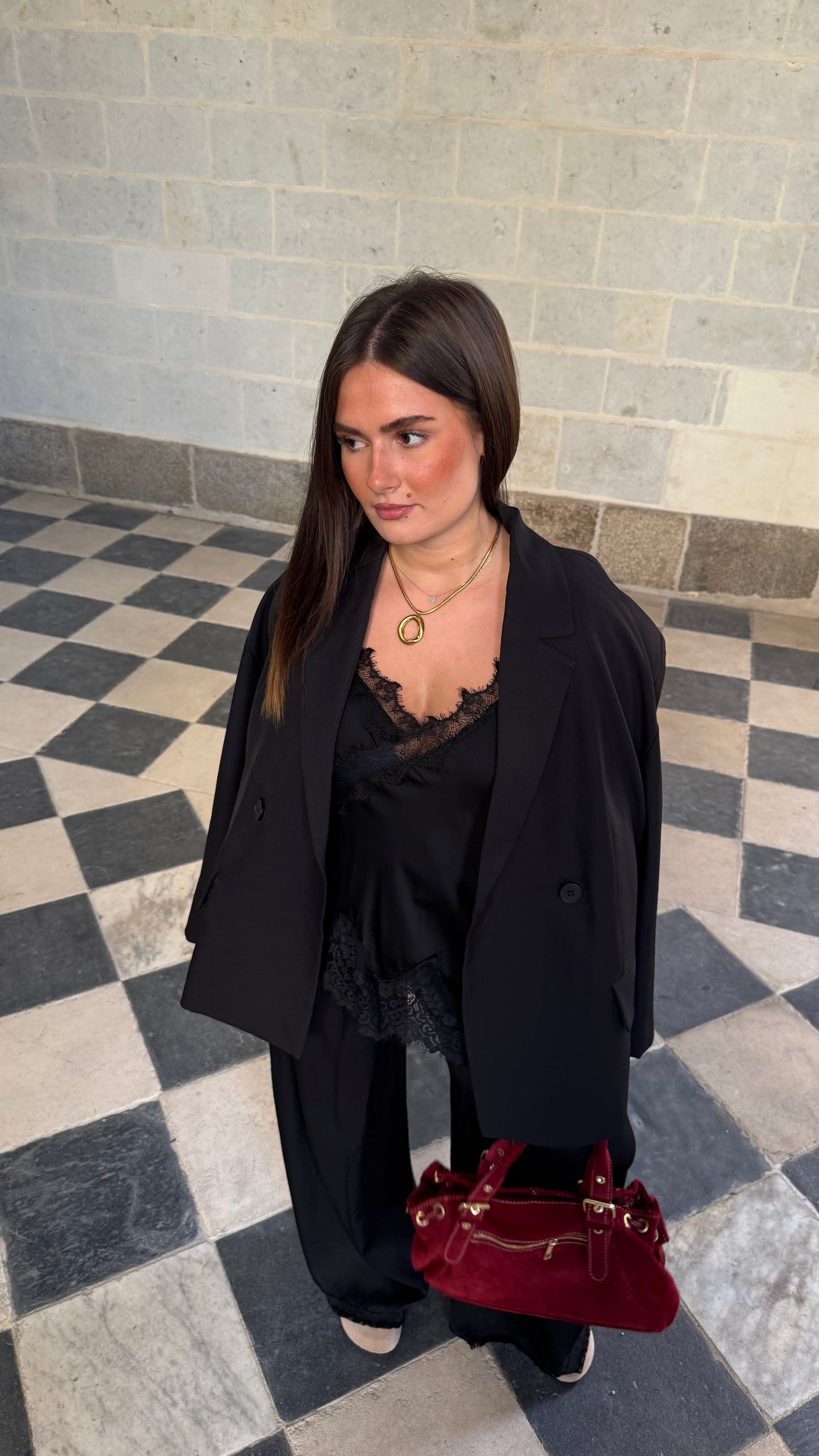 Blazer OCRE Noir