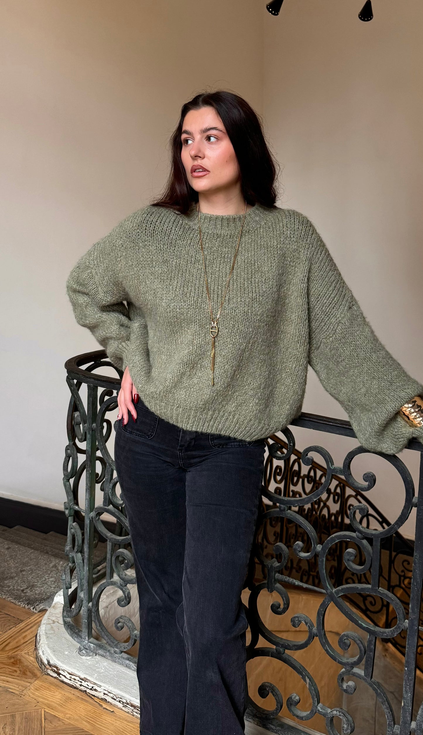 Pull MACHA Kaki 🇮🇹