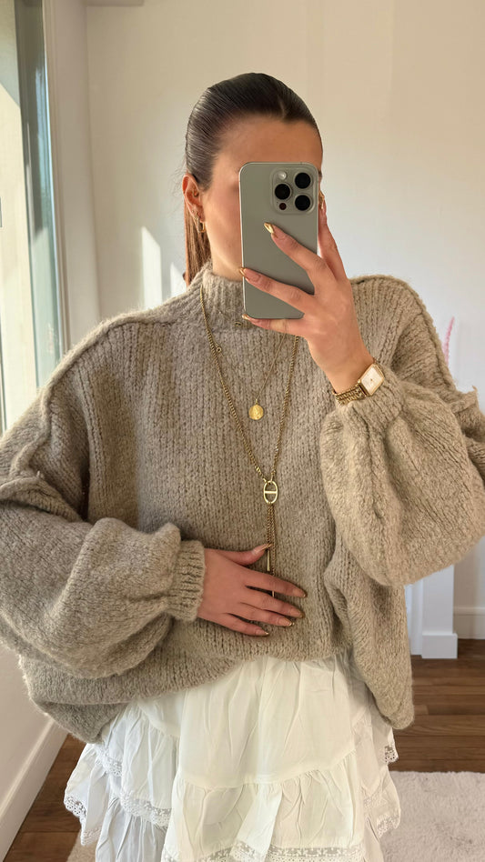 Pull MALMÖ Beige 🇮🇹