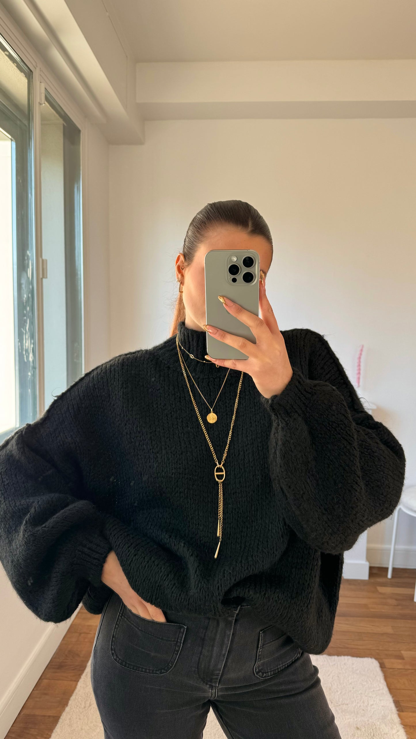 Pull MALMÖ Noir 🇮🇹