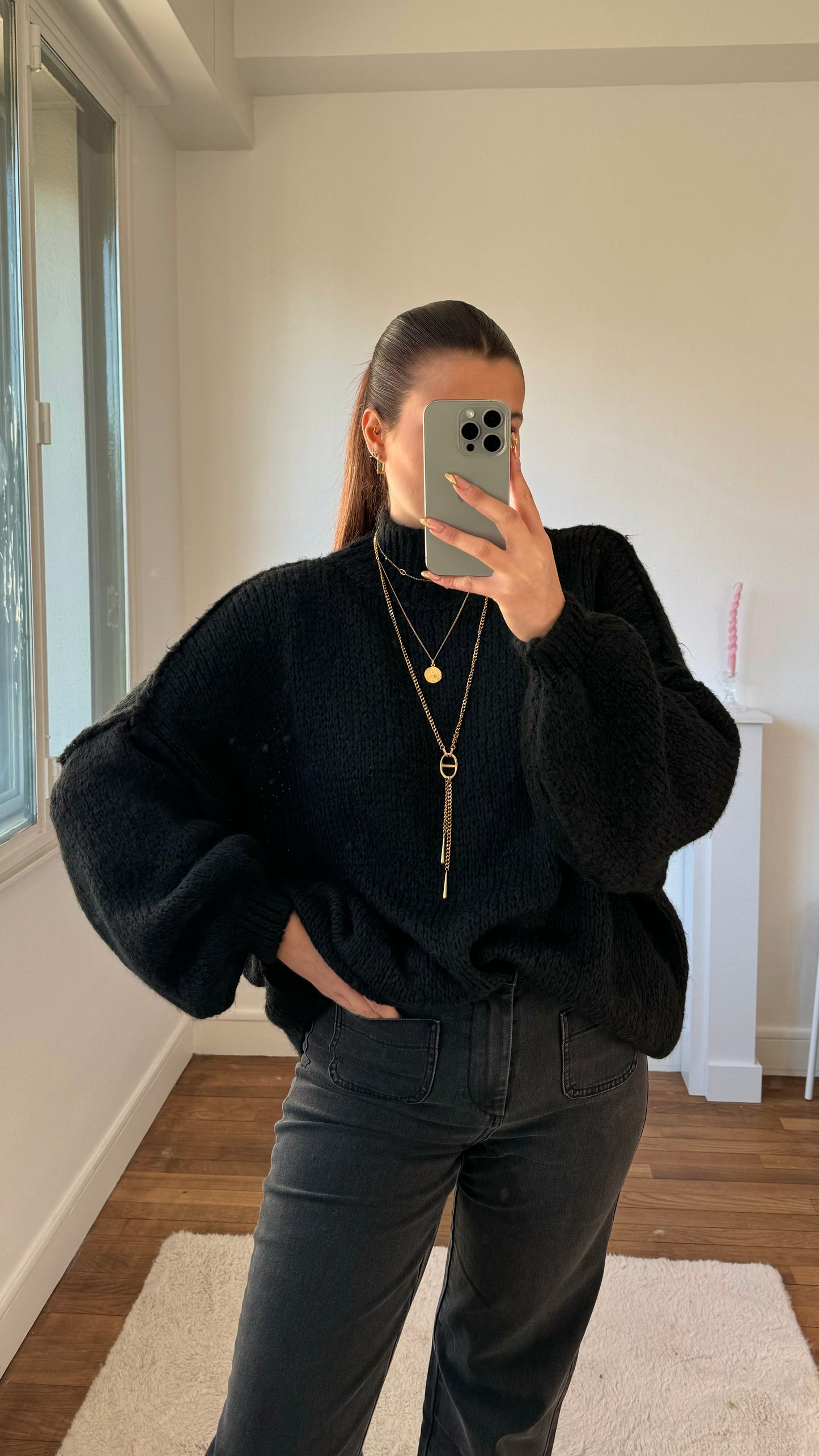 Pull MALMÖ Noir 🇮🇹