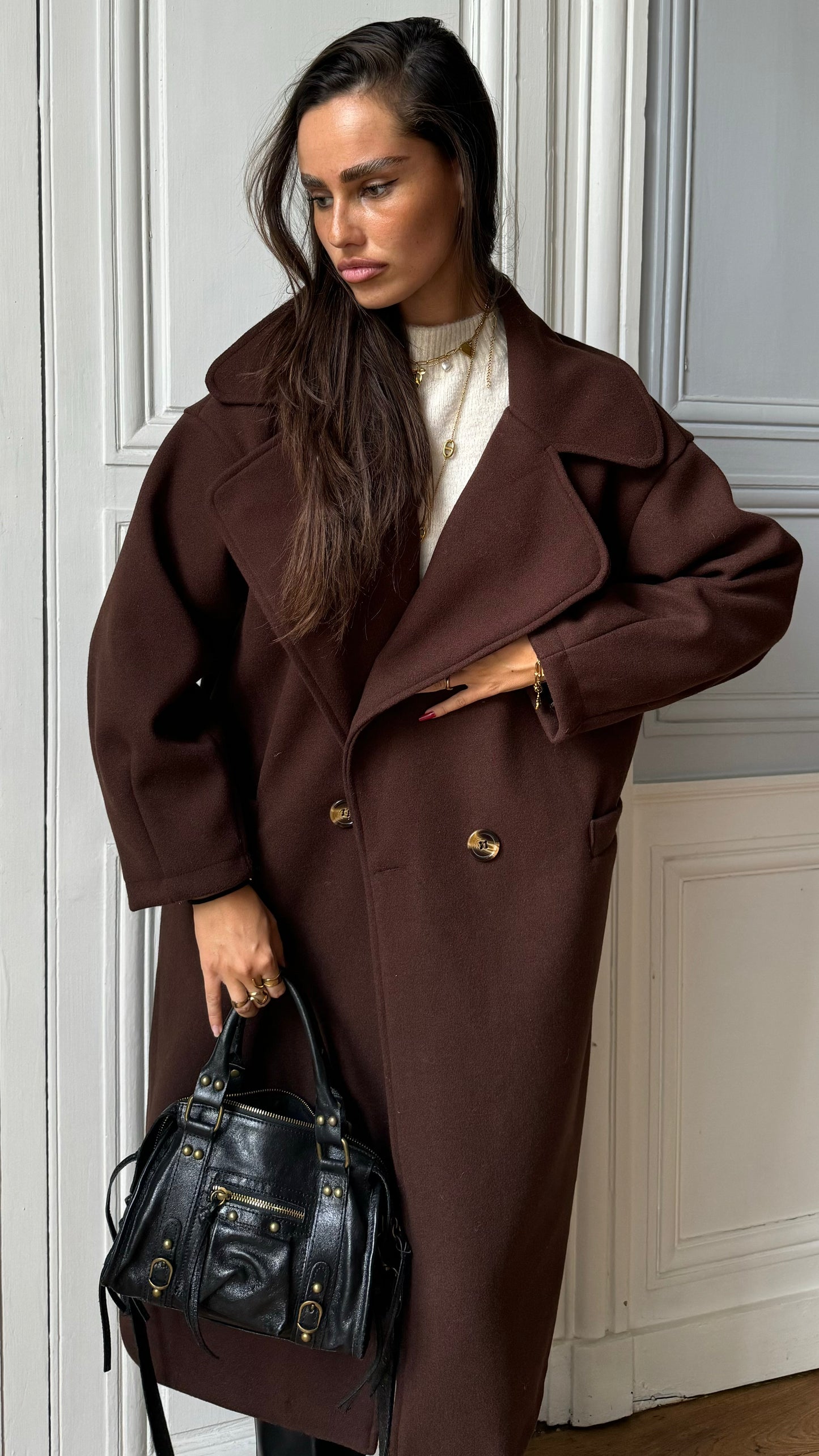 Manteau NORTH Marron 🇫🇷