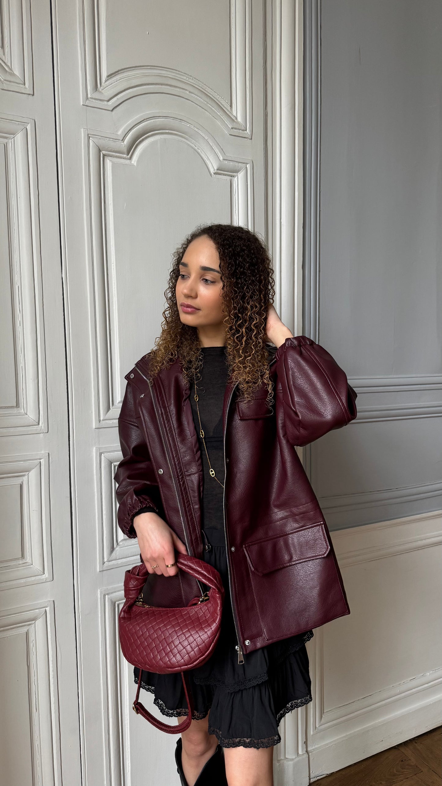 Veste ISA bordeaux🇮🇹