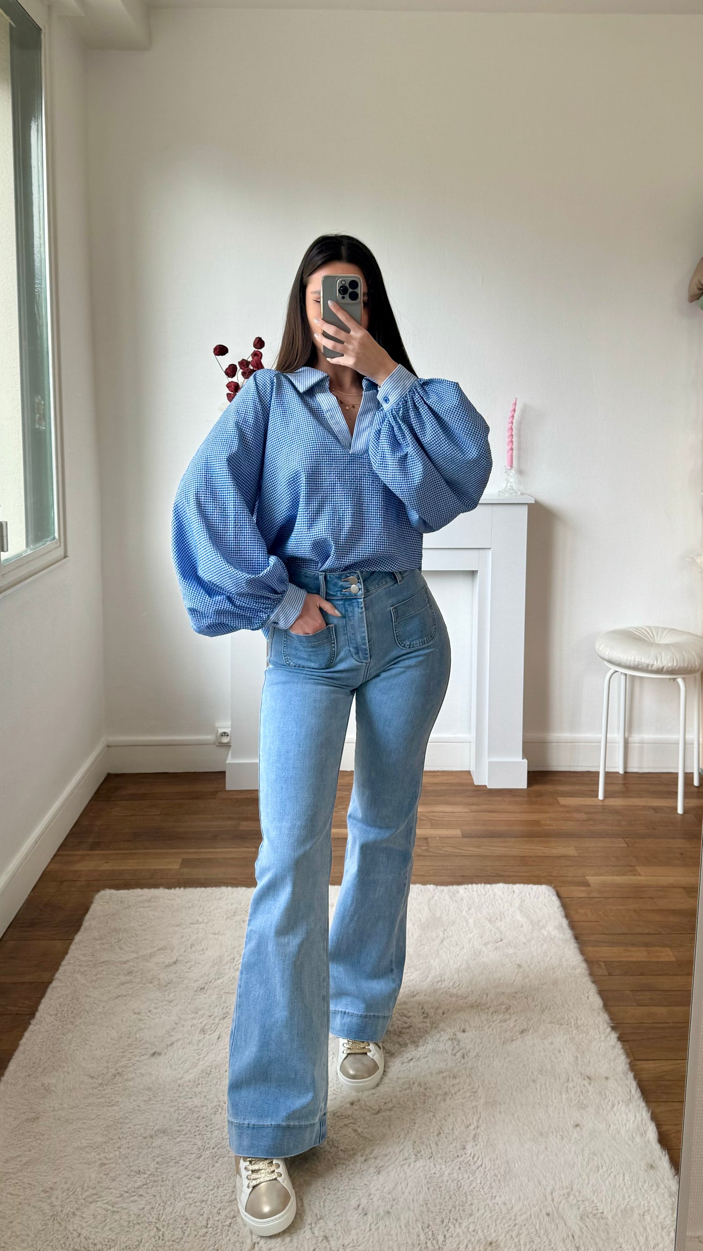 Jean GIRLFRIEND Bleu Clair