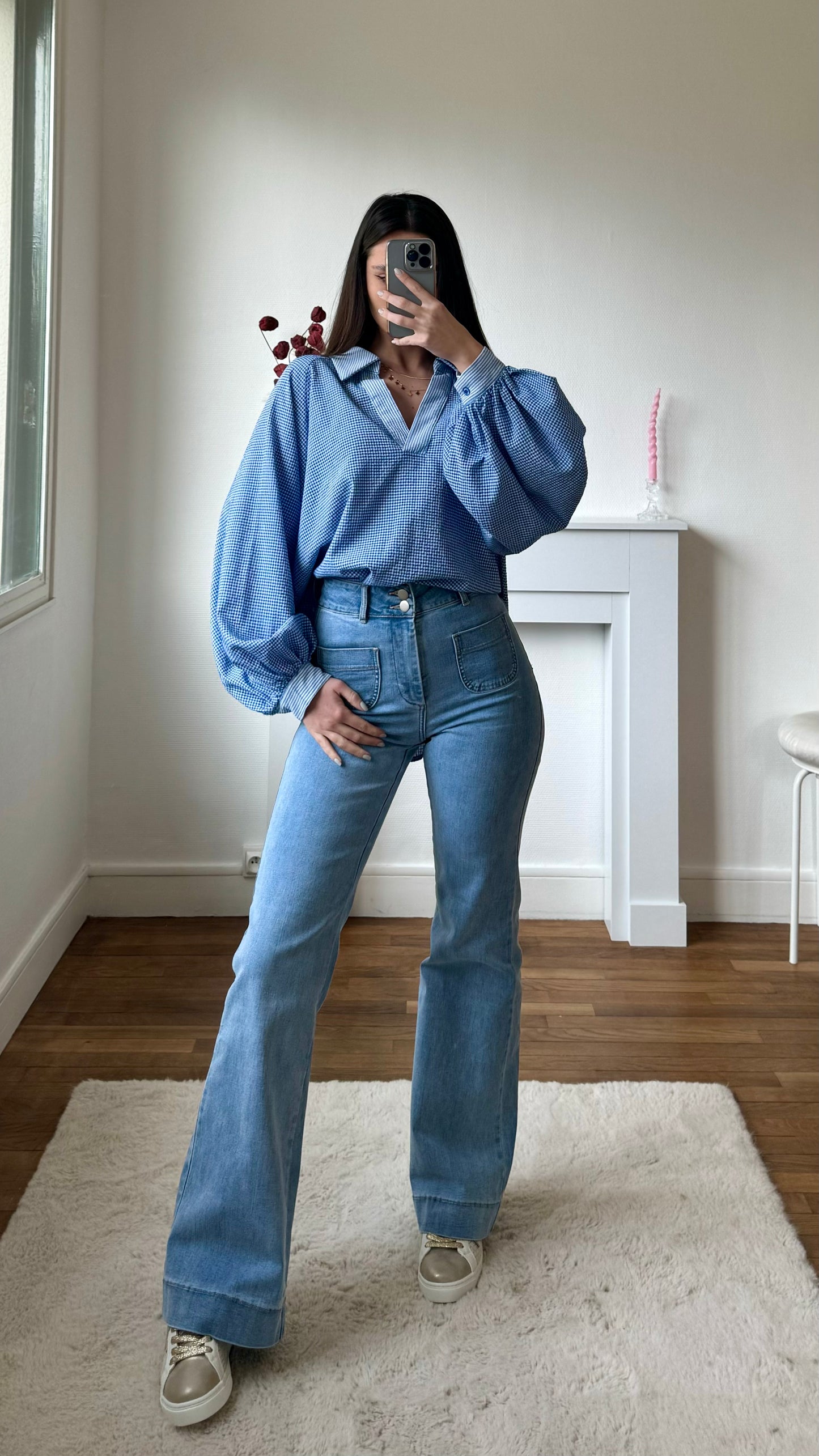 Jean GIRLFRIEND Bleu Clair