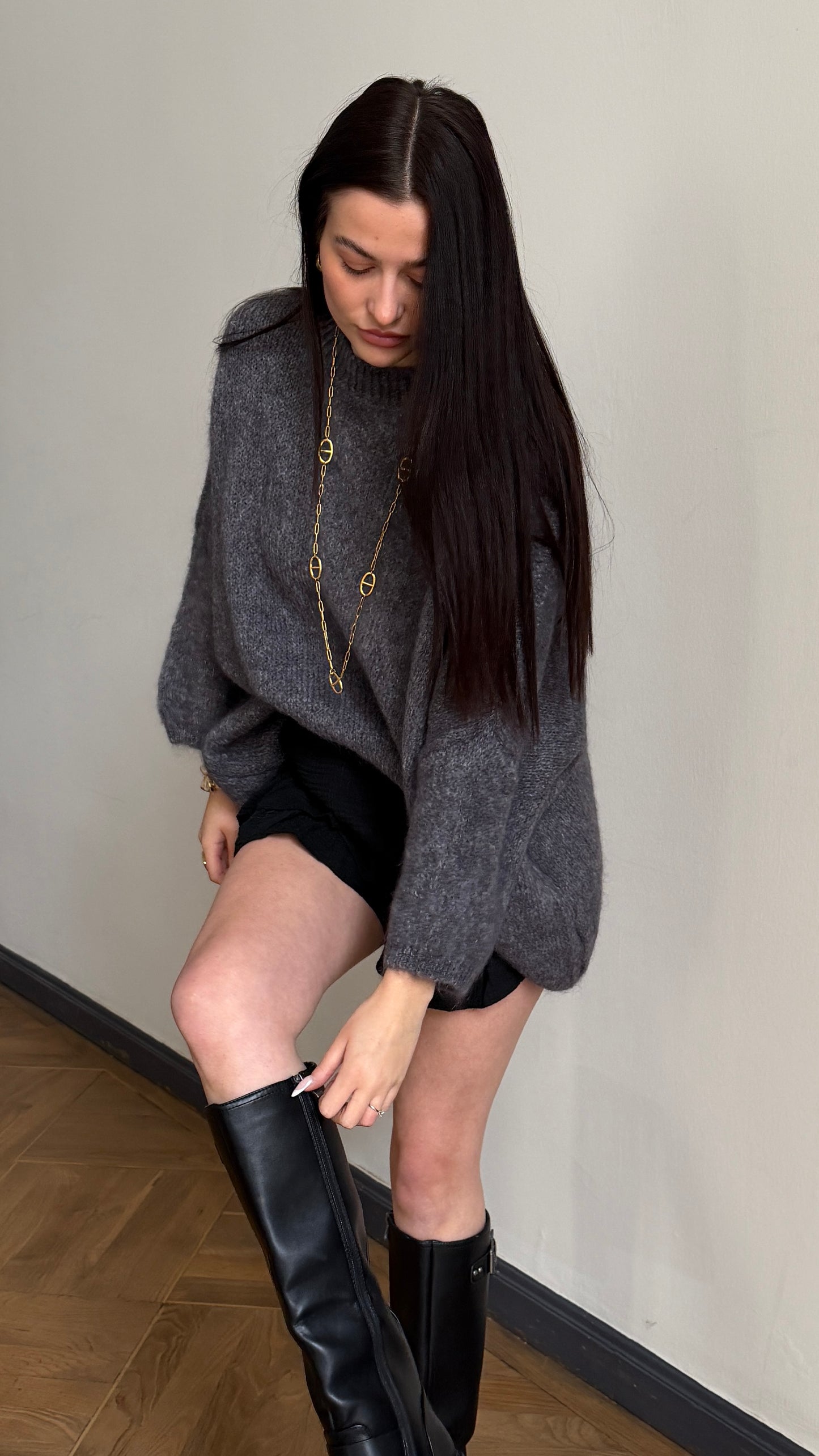 Pull gris AMAIS 🇮🇹