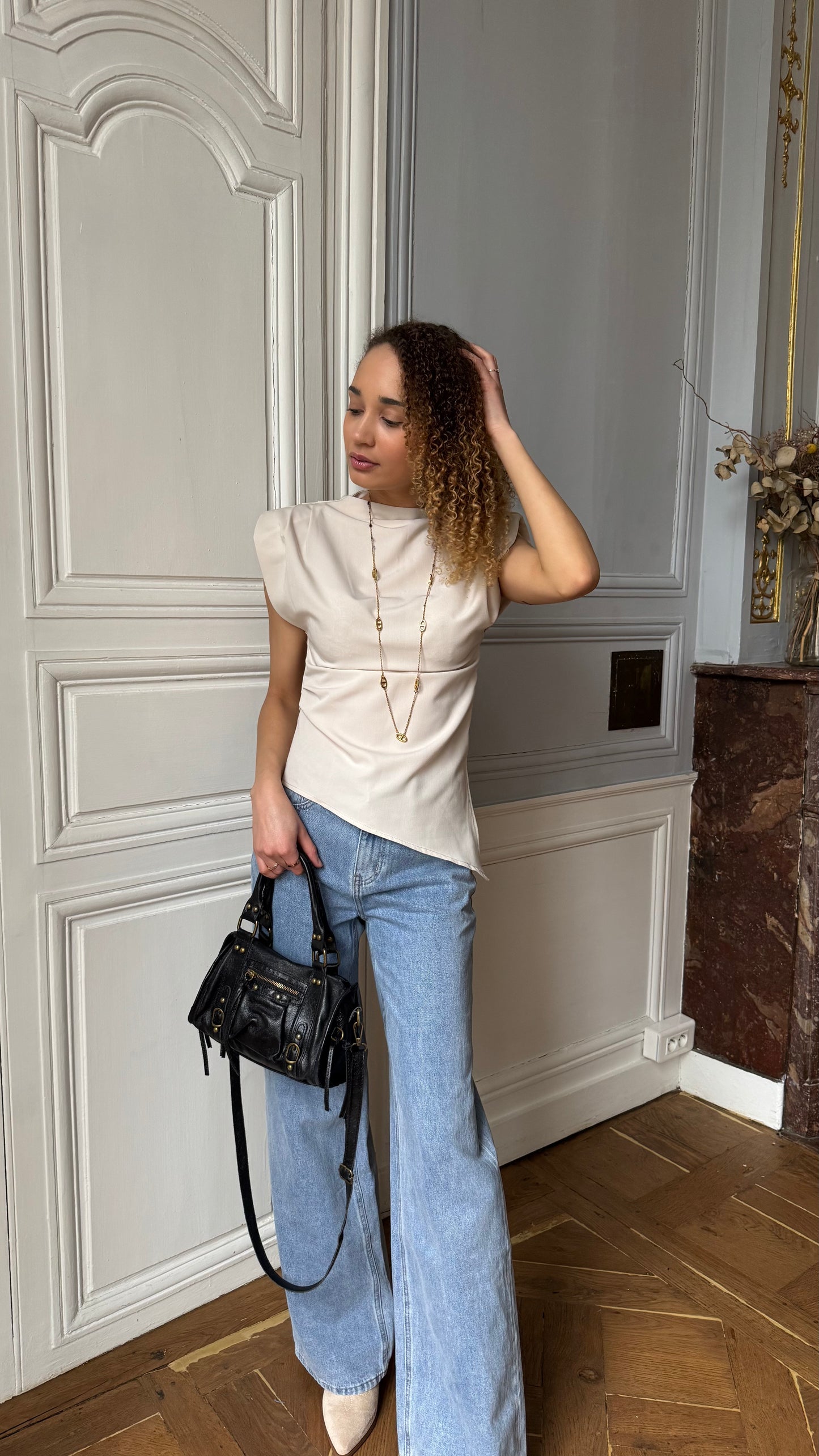 Top DOHA beige 🇮🇹