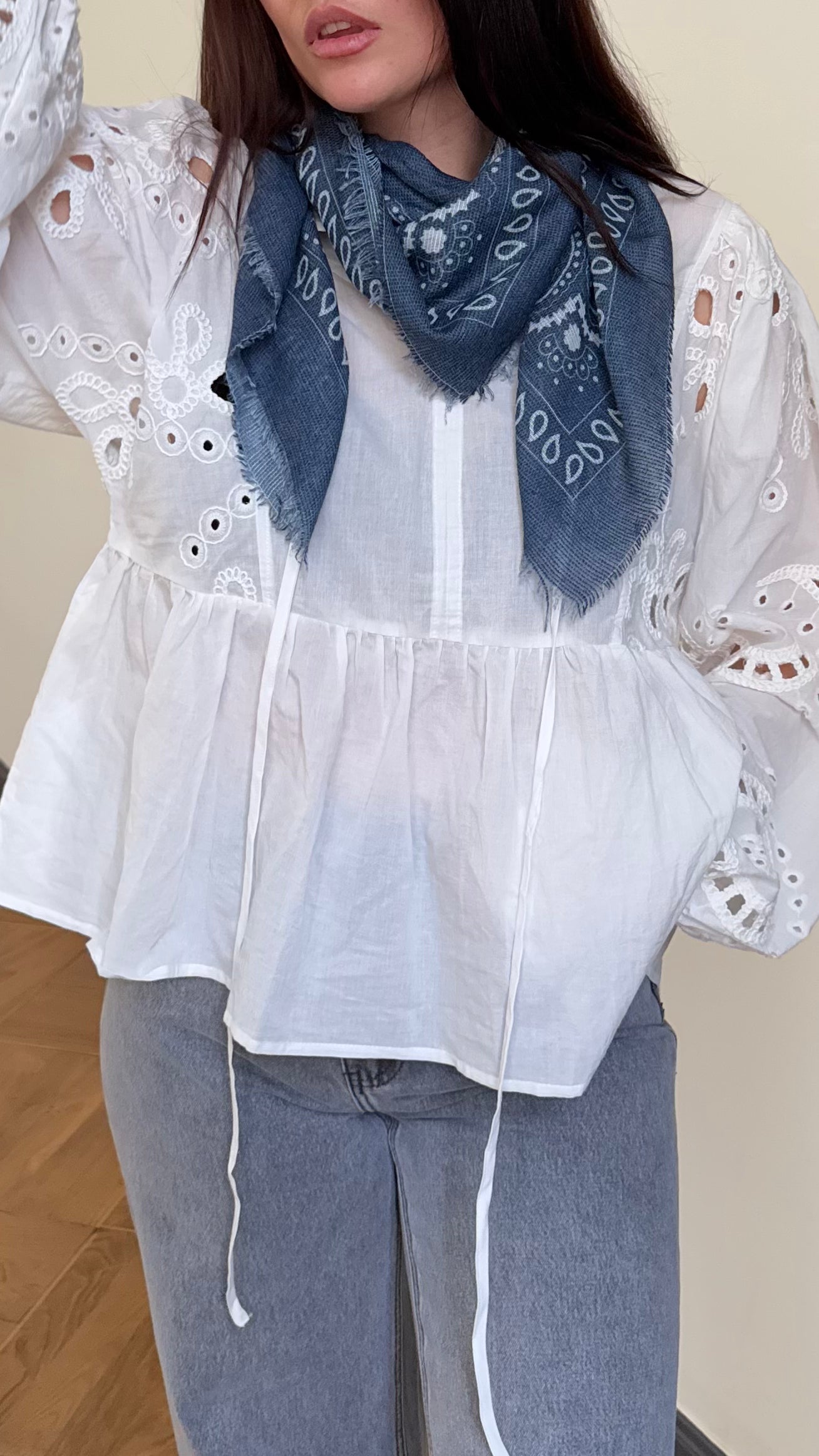 Foulard BAO bleu