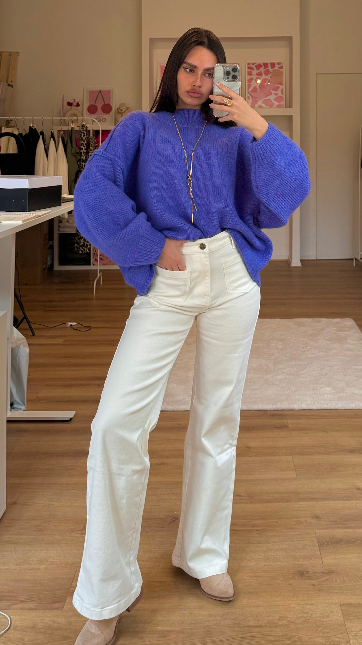 Pull BABY mauve
