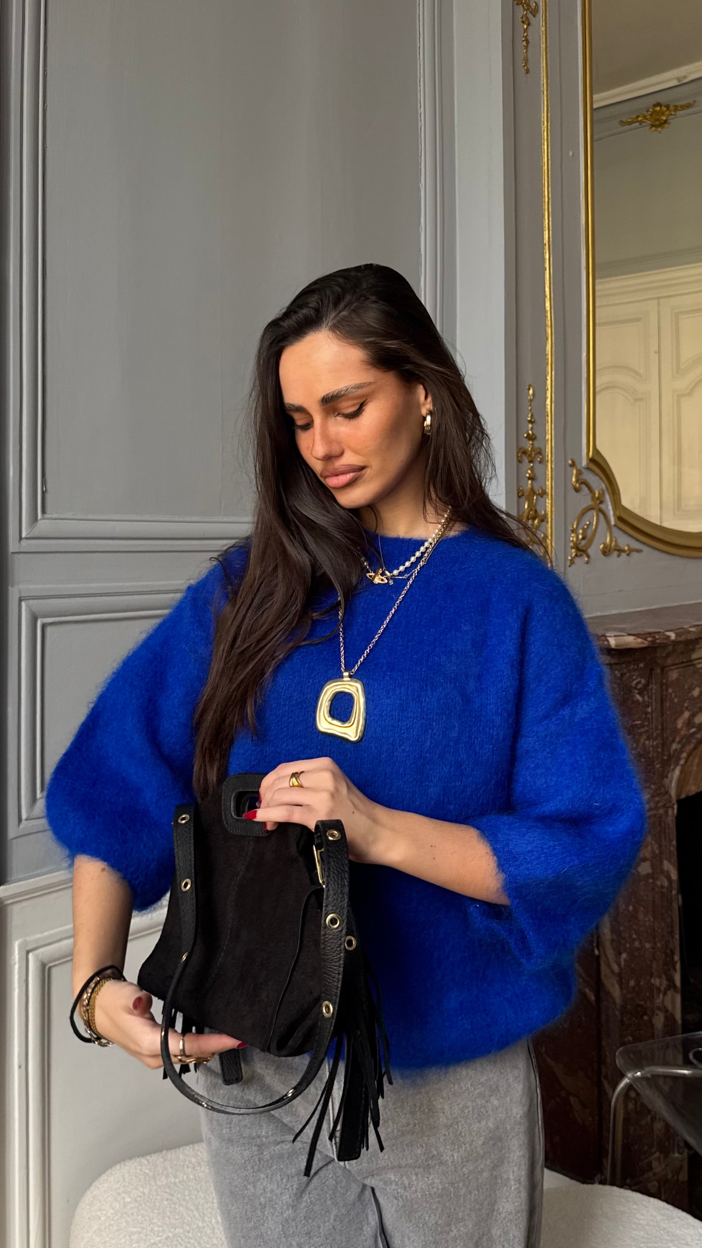 Pull DUSTY bleu roi 🇮🇹