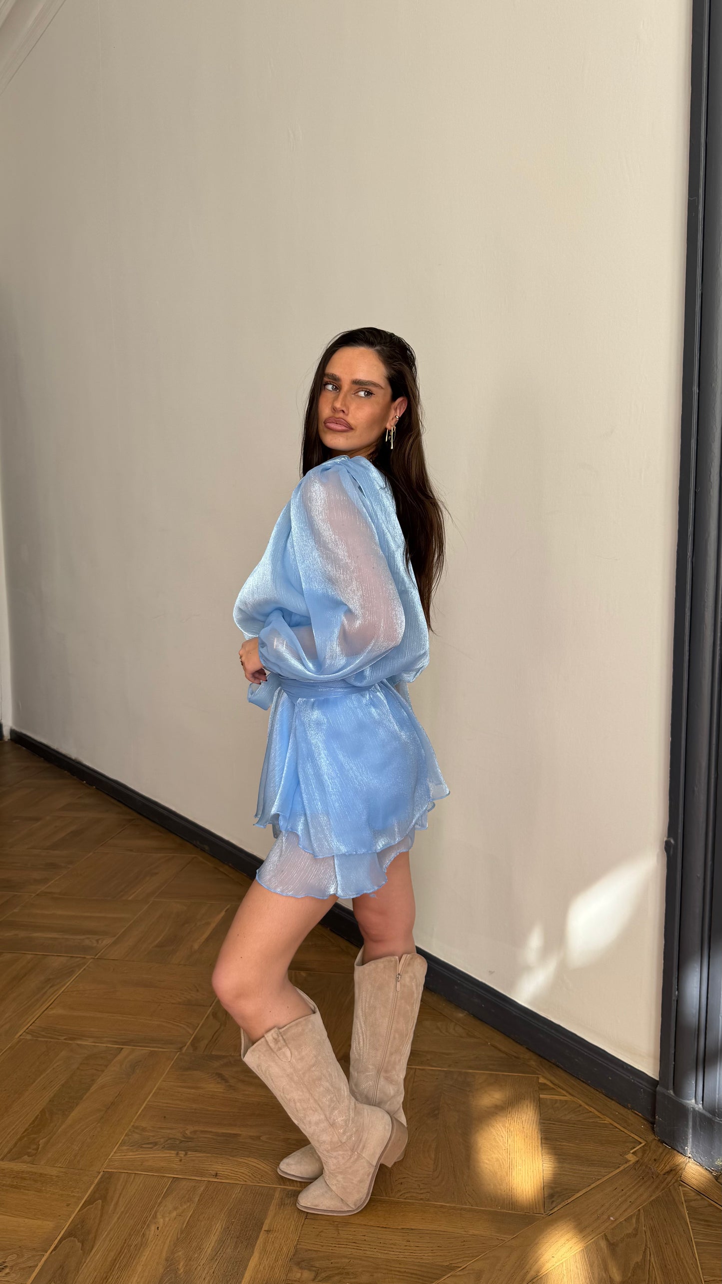 Robe AZÉLIE bleue 🇮🇹