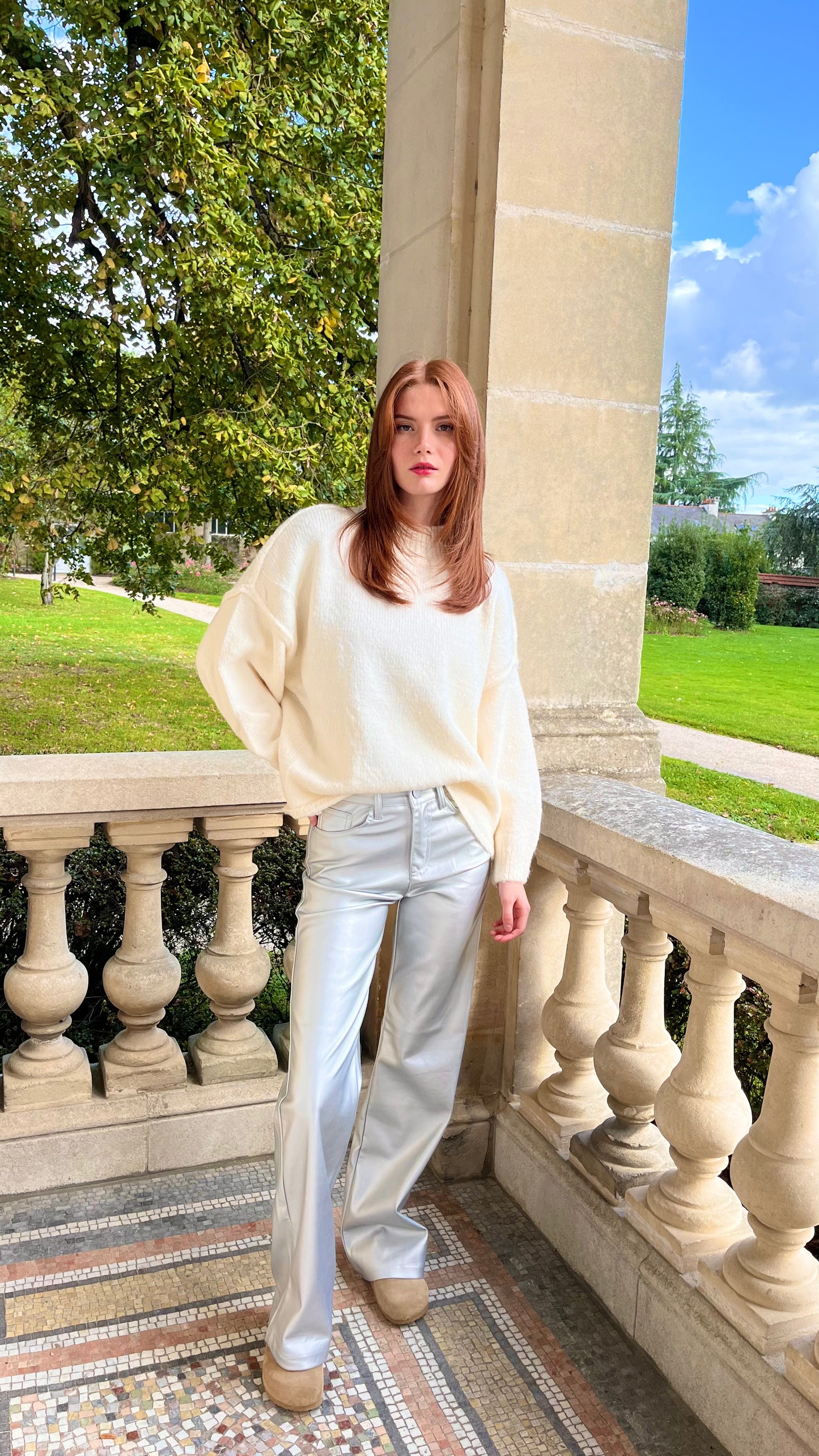 Pantalon STAR Argenté