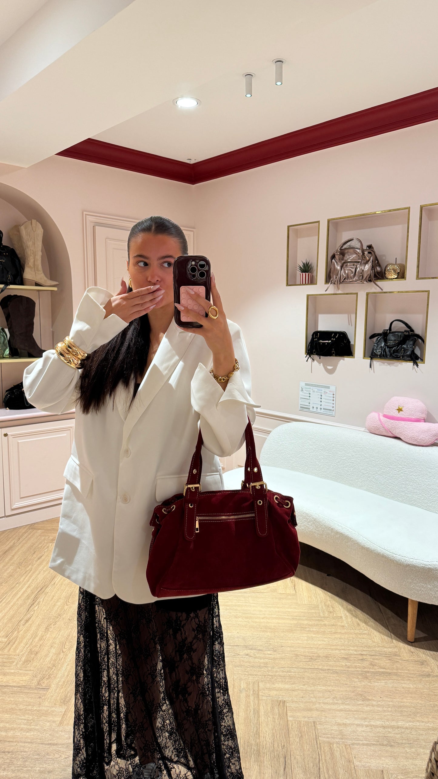 Sac GIGI XL Bordeaux / Prune