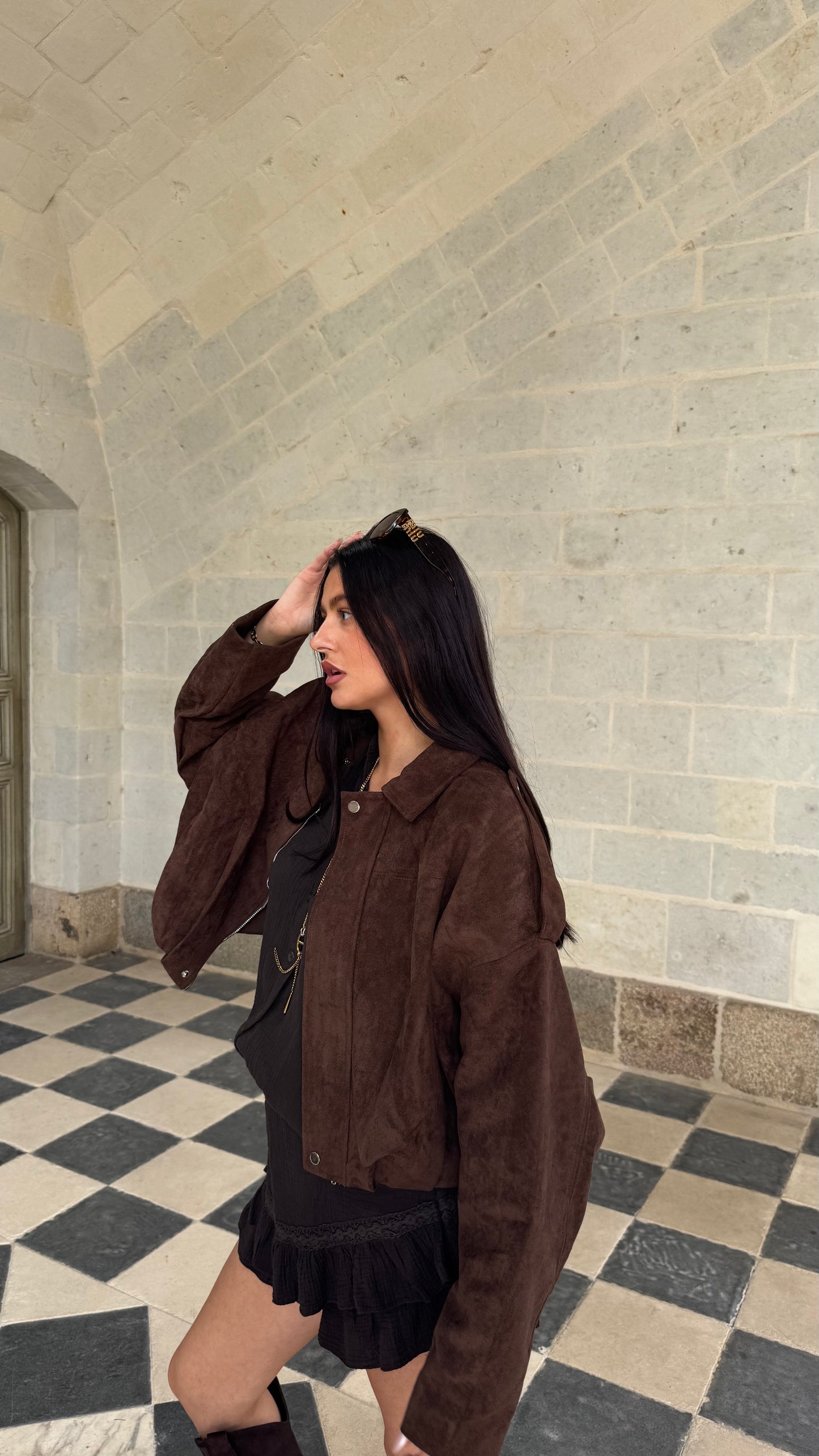 Veste ÉBÈNE Marron