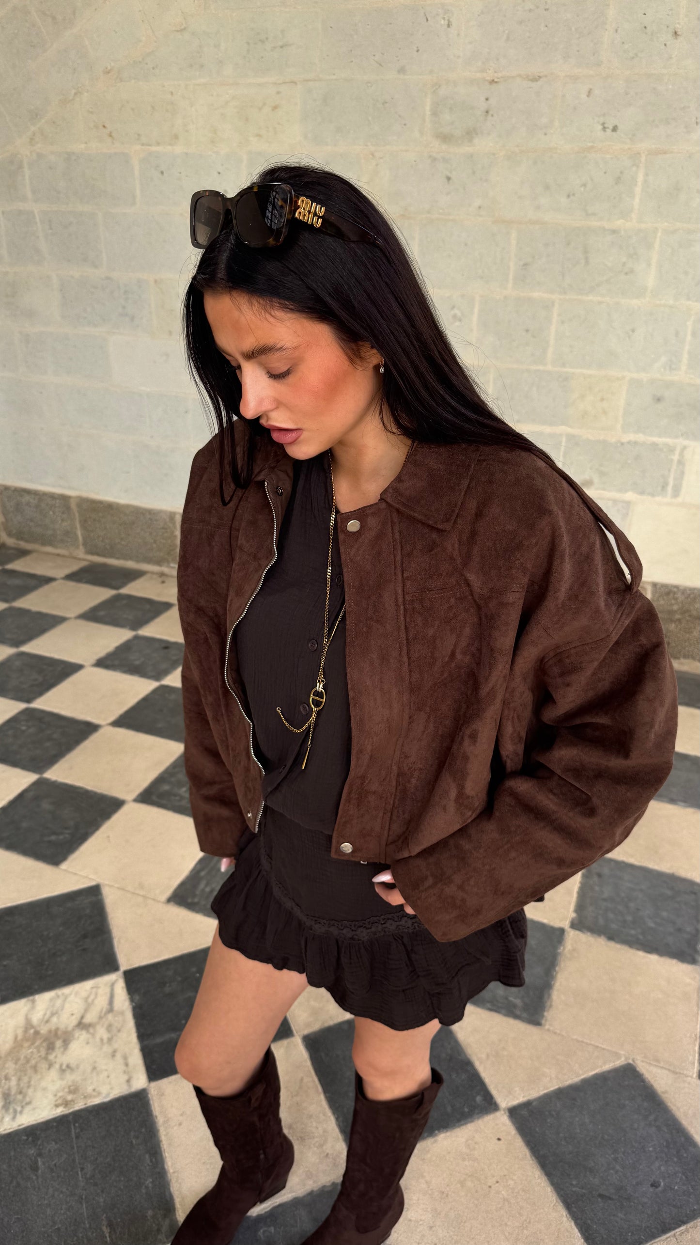 Veste ÉBÈNE Marron