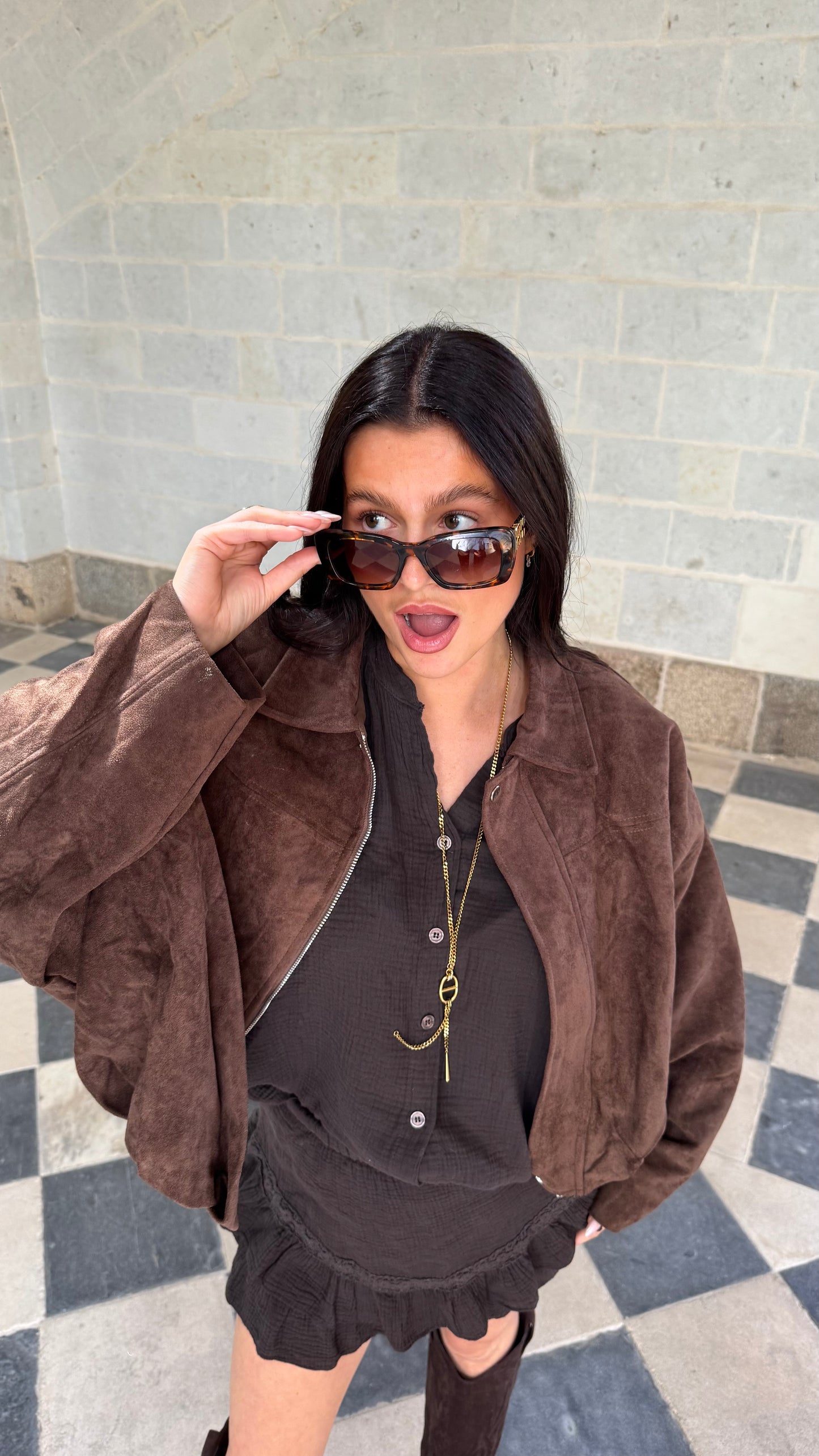 Veste ÉBÈNE Marron