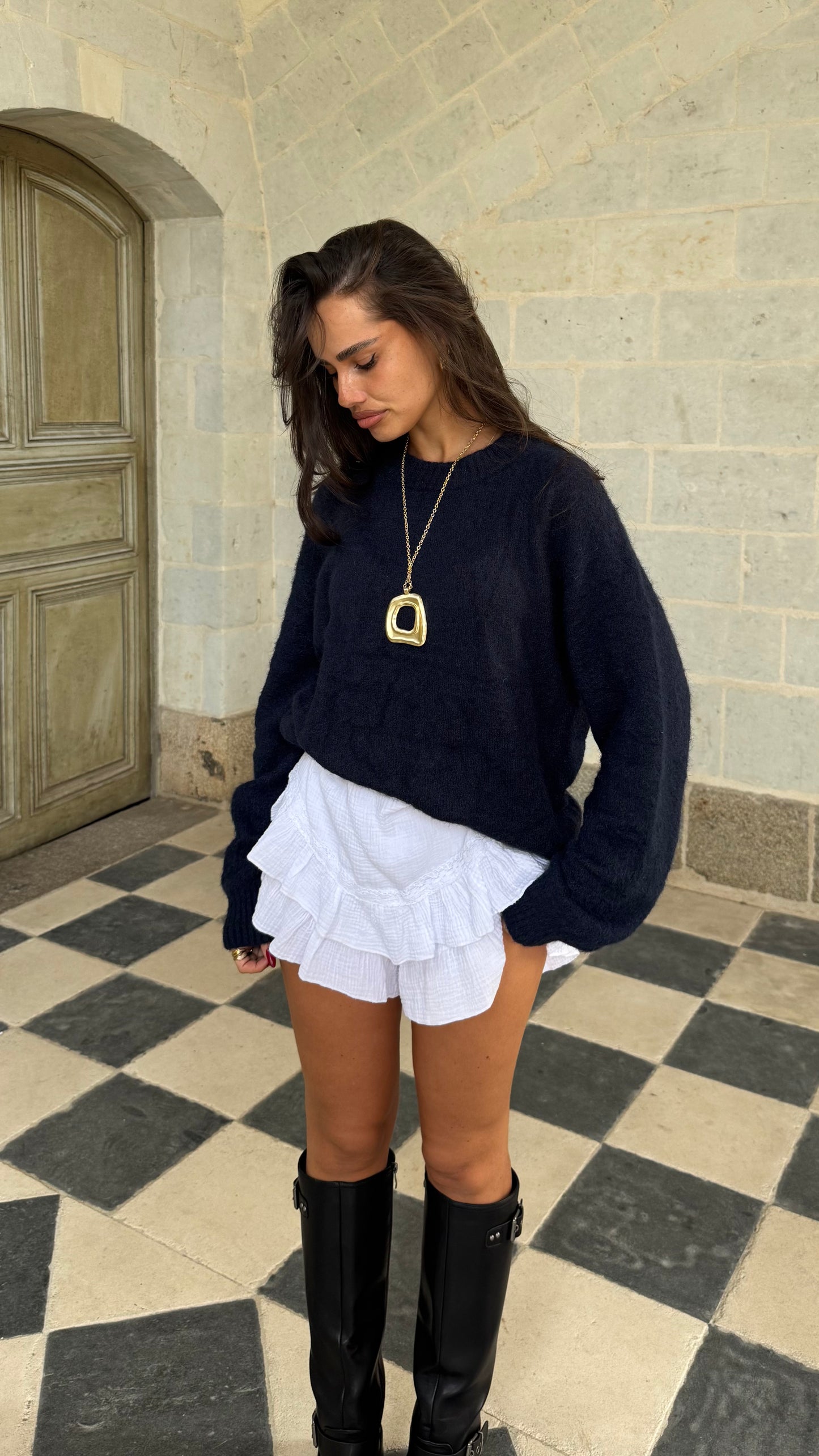 Pull MOKA Bleu marine