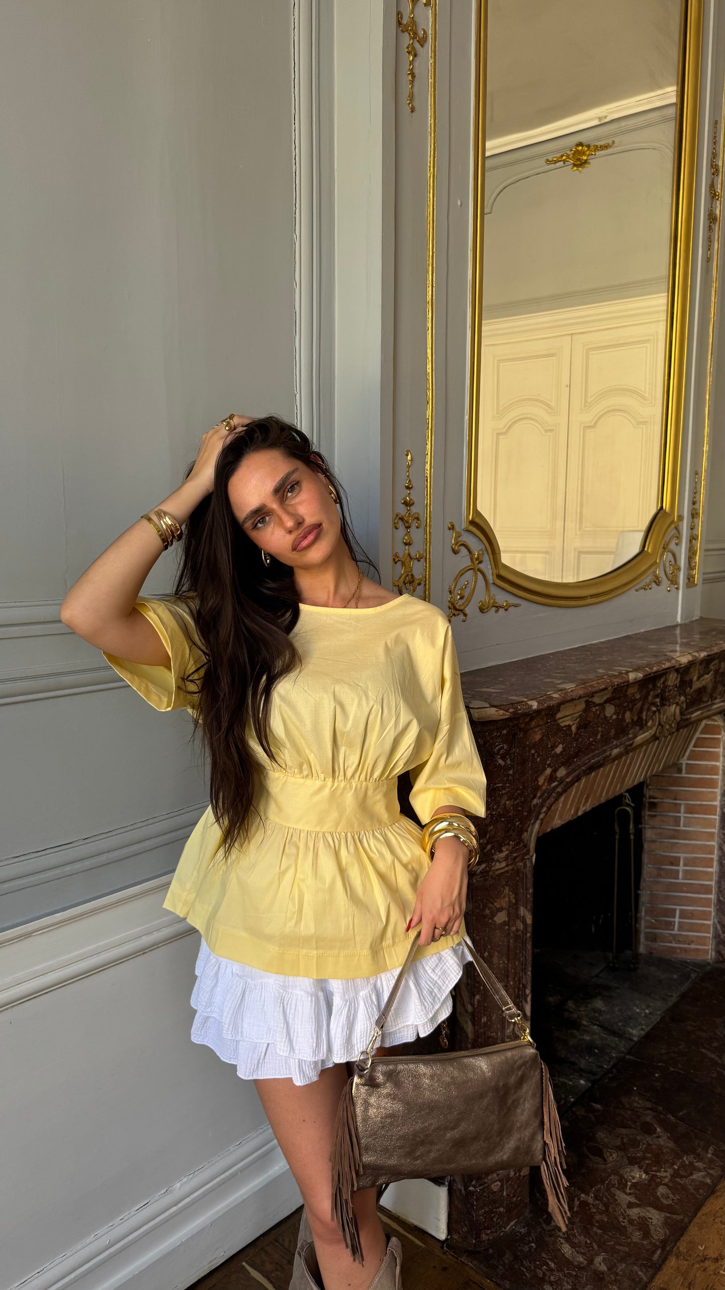 Blouse EMY Jaune 🇮🇹
