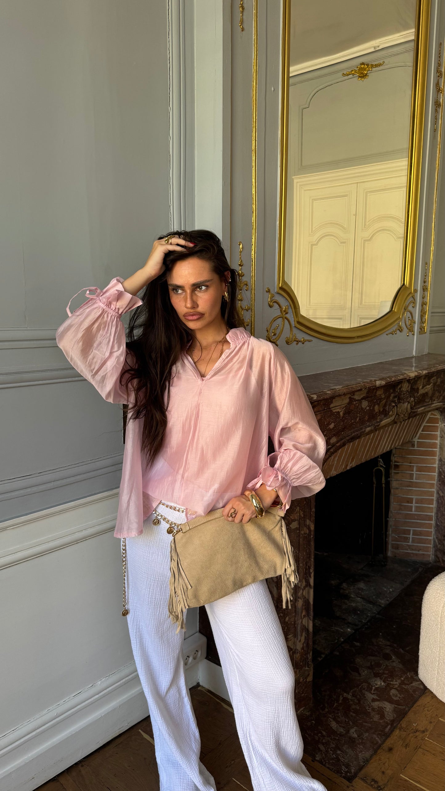 Blouse SOLAR Rose 🇮🇹