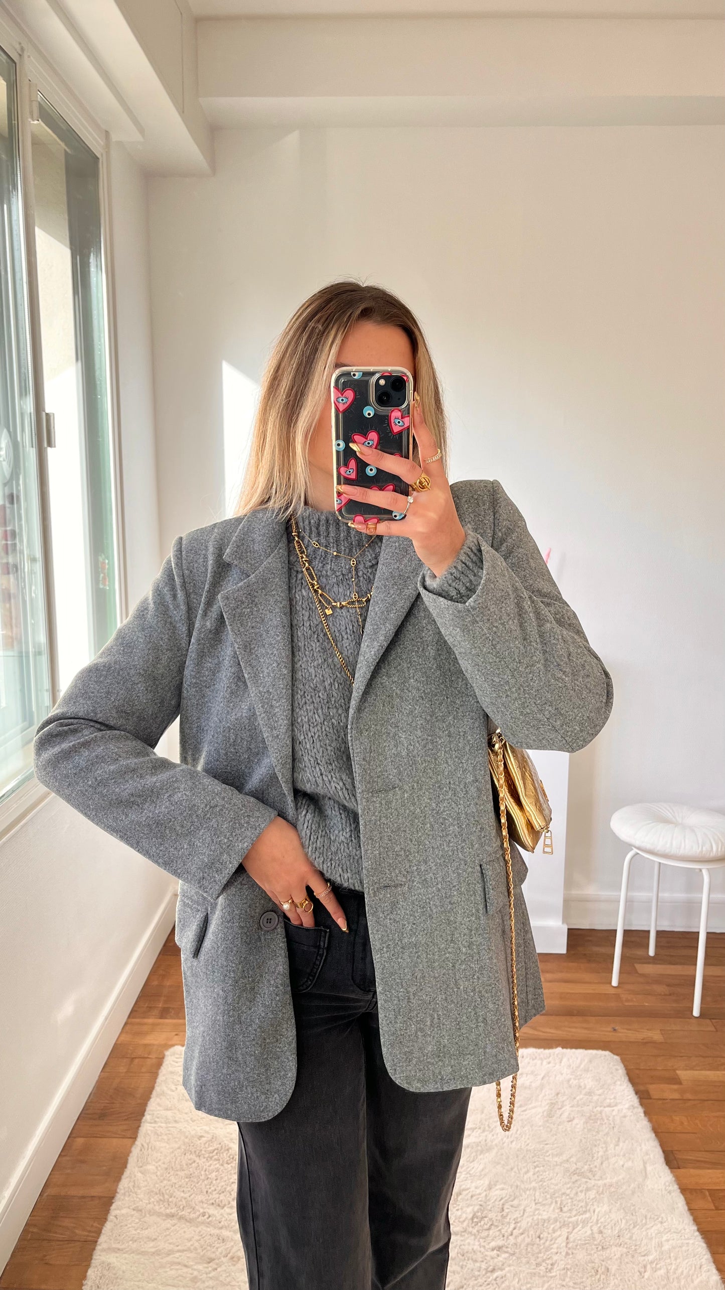Blazer gris MIMI